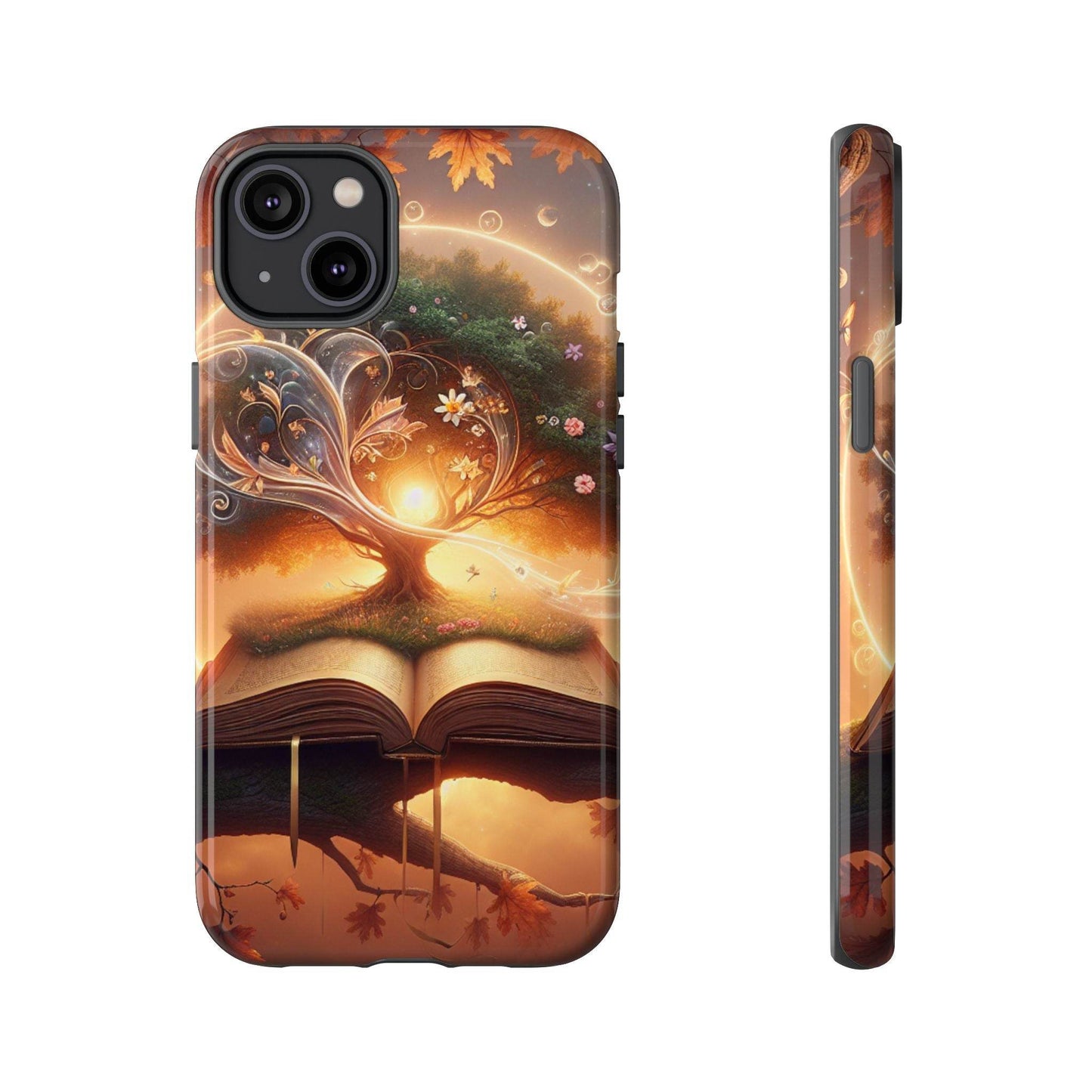 Nature-Inspired iPhone & Samsung Phone Case with Tree of Life Design - The Dreamer's Bookshop.