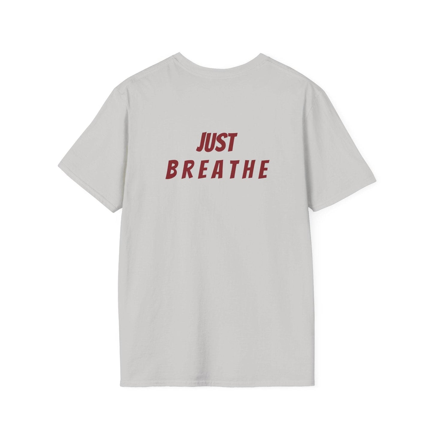 Unisex Softstyle T-Shirt - 'Just Breathe' - The Dreamer's Bookshop.