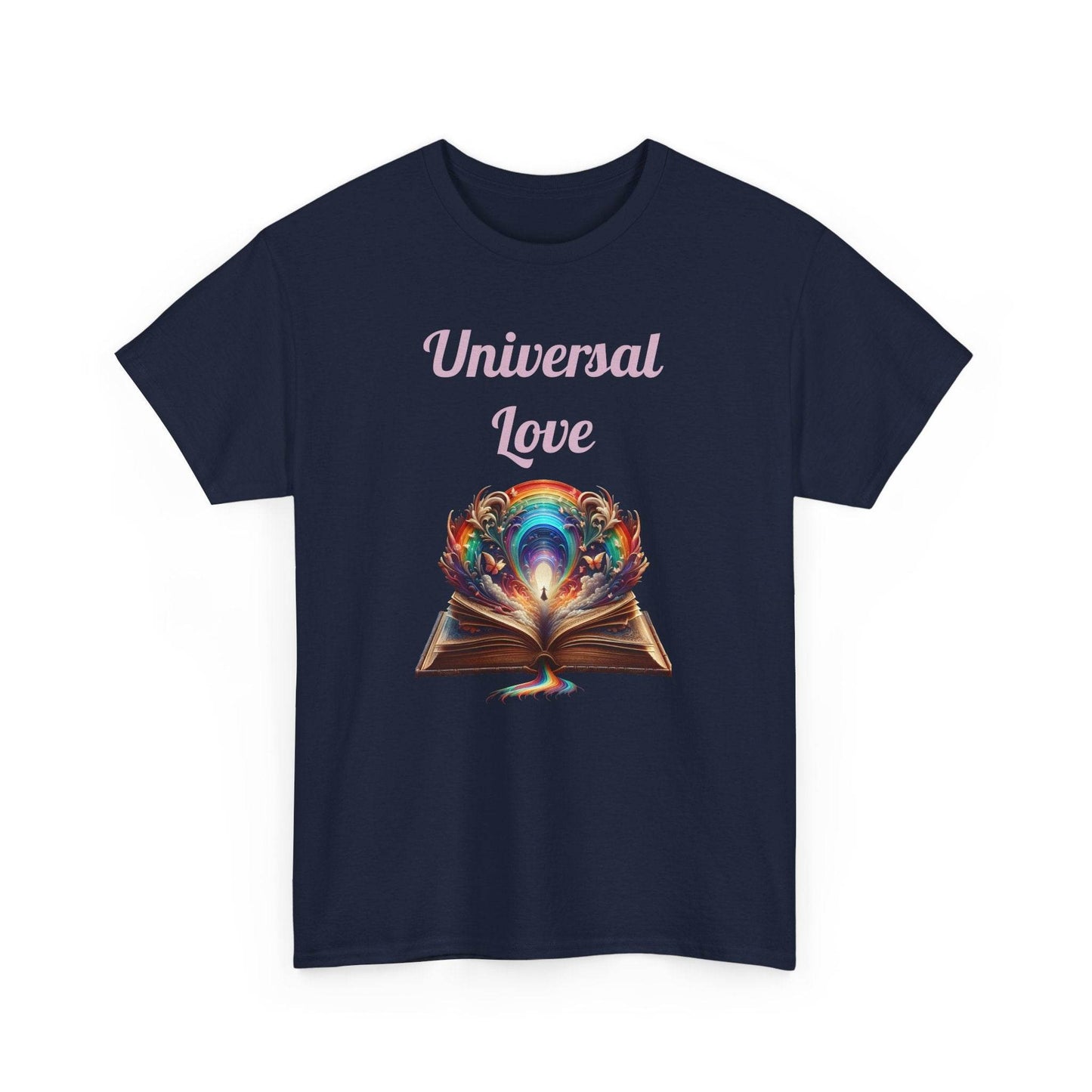 Universal Love - Graphic Tee - Unisex Heavy Cotton T-Shirt Queer Romance Books - The Dreamer's Bookshop.
