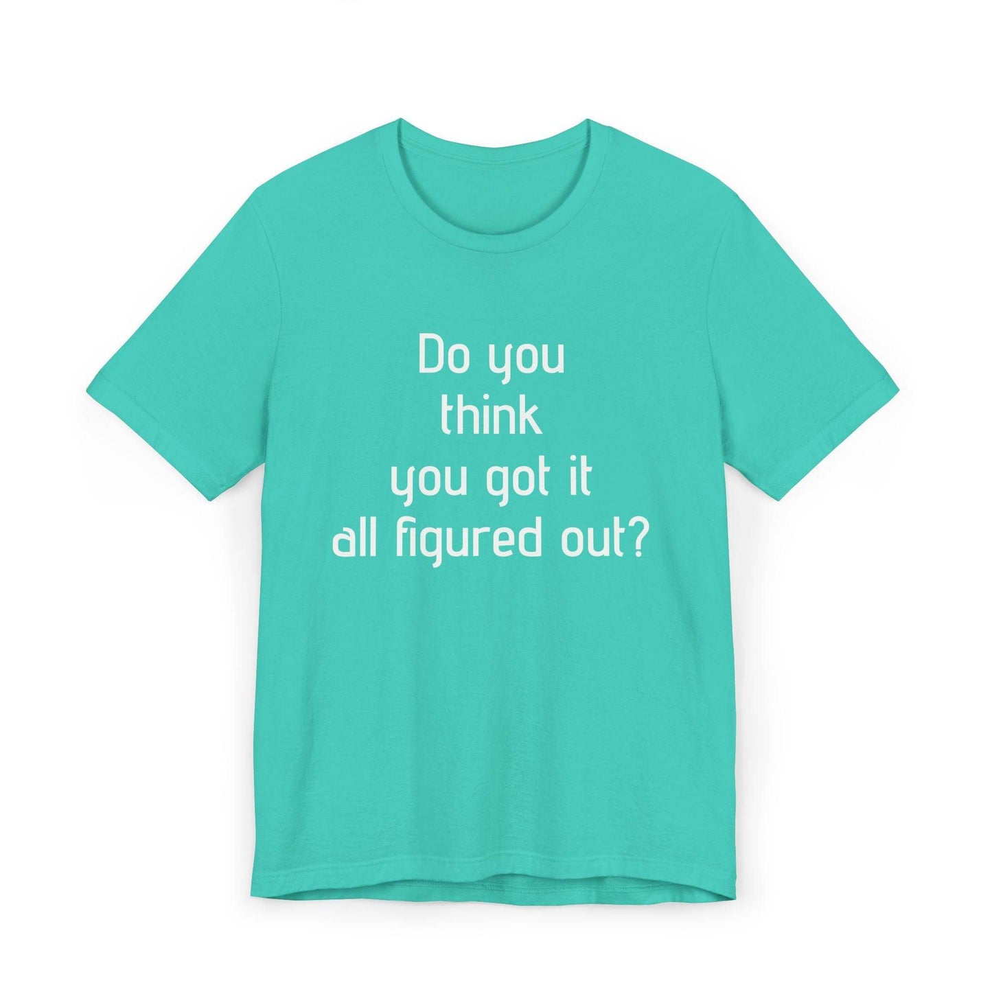 Inspirational Unisex Jersey T-Shirt - Think Again Vibe - The Dreamer's Bookshop.