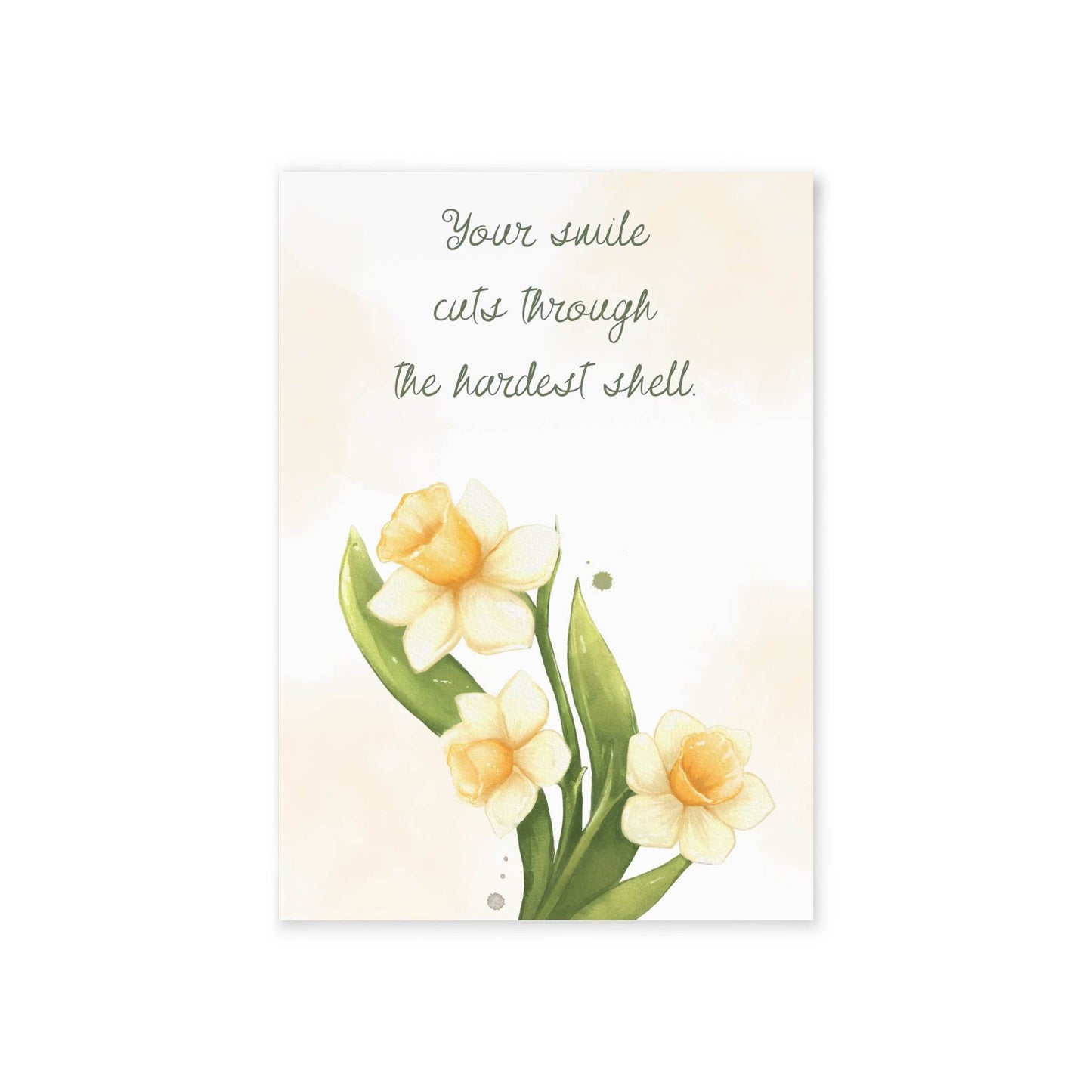 The Dreamer's Bookshop Affection "Your Smile" Art Print Card - The Dreamer's Bookshop.