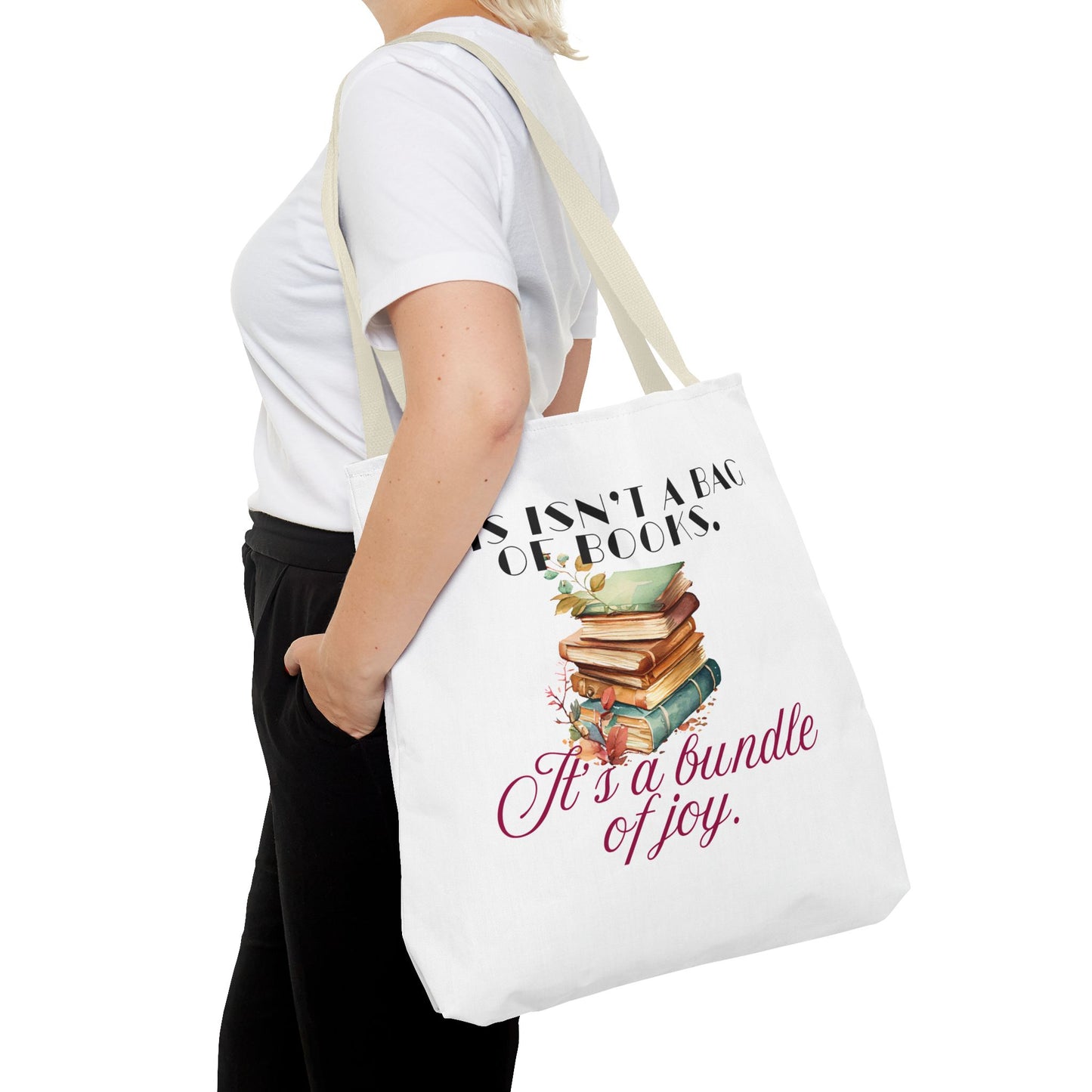 This isn't a Bag of Books - Tote Bag - Cozy Autumn Design