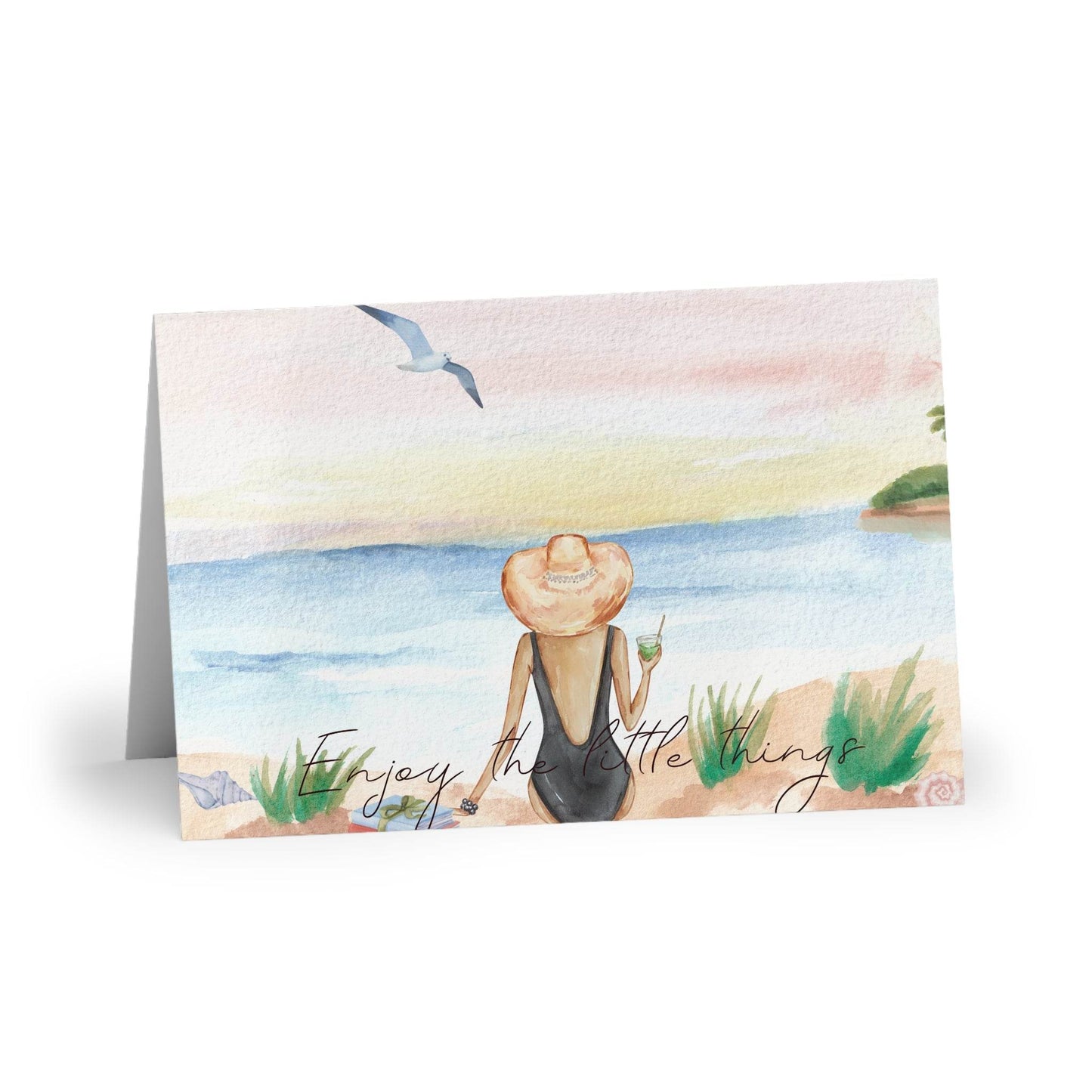 The Dreamer's Bookshop "Sea view" Enjoy the Little Things Card - The Dreamer's Bookshop.