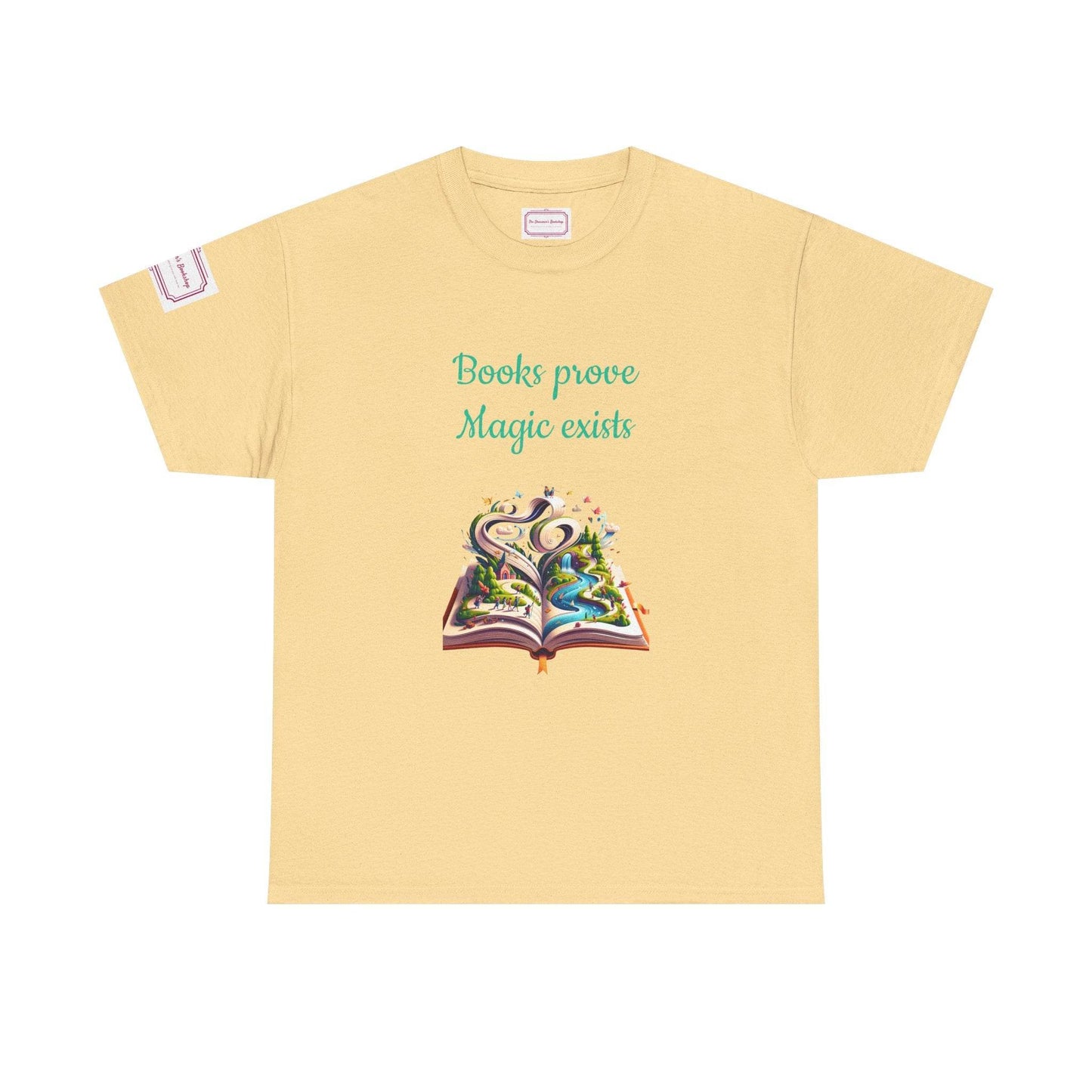 Magic exists - Unisex Heavy Cotton Tee - Perfect for Book Lovers - The Dreamer's Bookshop.