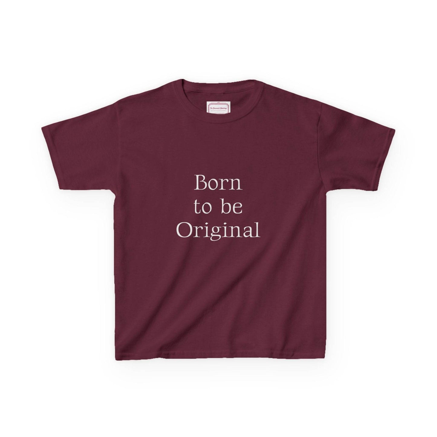 EU - Kids 'Born to be Original' Cotton Tee - Support Young Creators - The Dreamer's Bookshop.