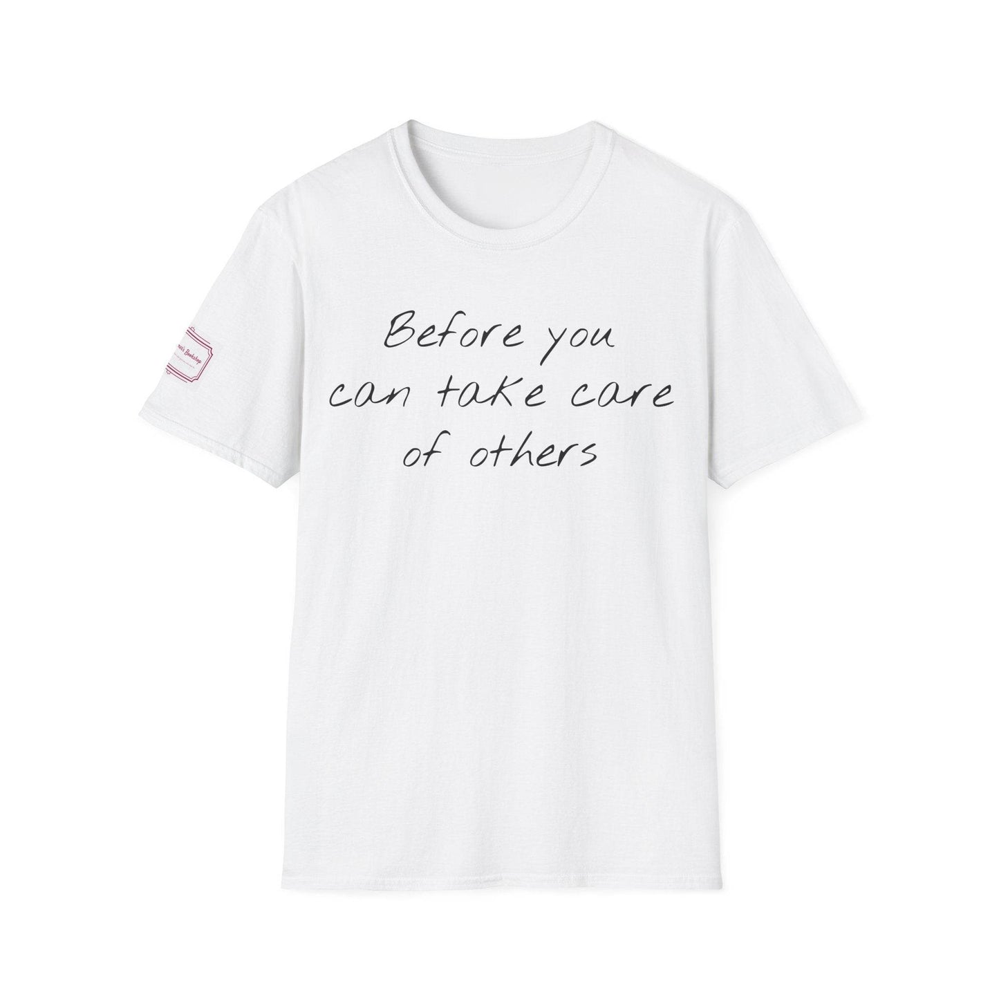 Unisex Softstyle T-Shirt - Take Care Design for Book Lovers - The Dreamer's Bookshop.