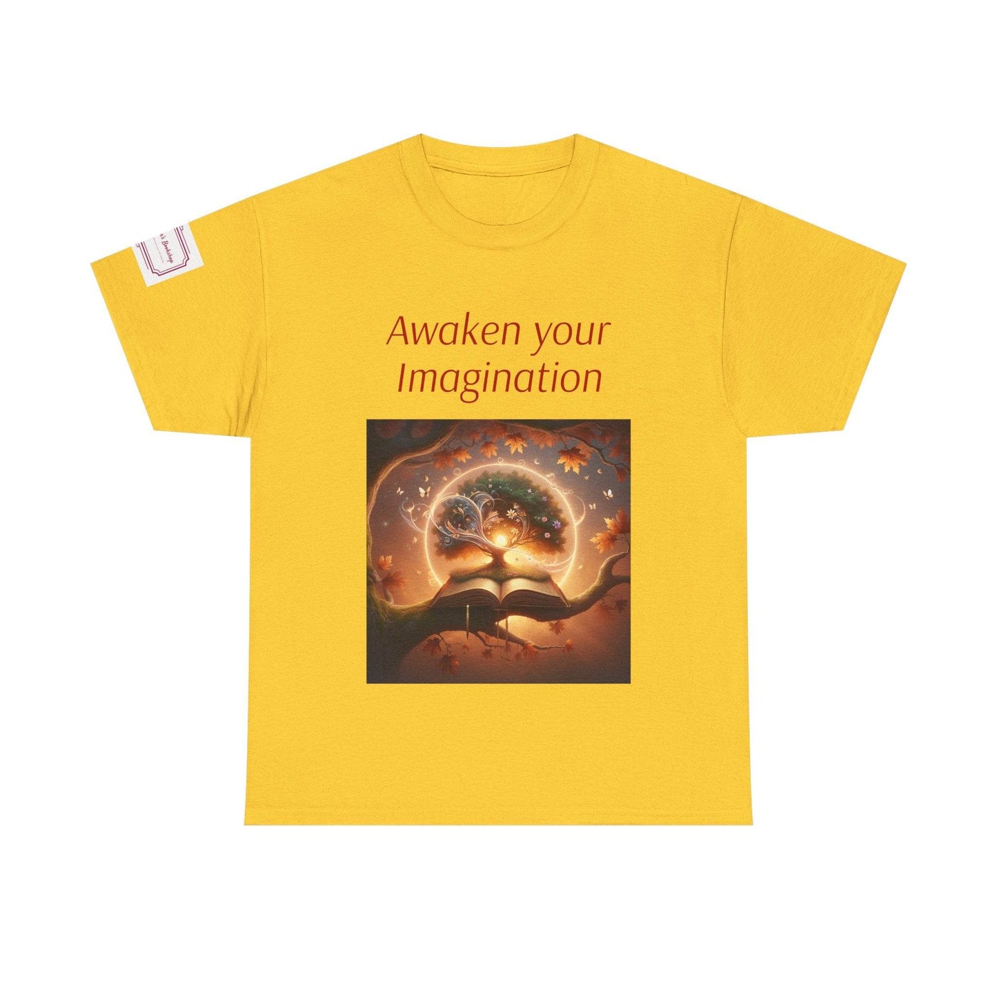 Unisex Imagination Tee - Awaken Your Creativity - Perfect Gift for Book Lovers - The Dreamer's Bookshop.