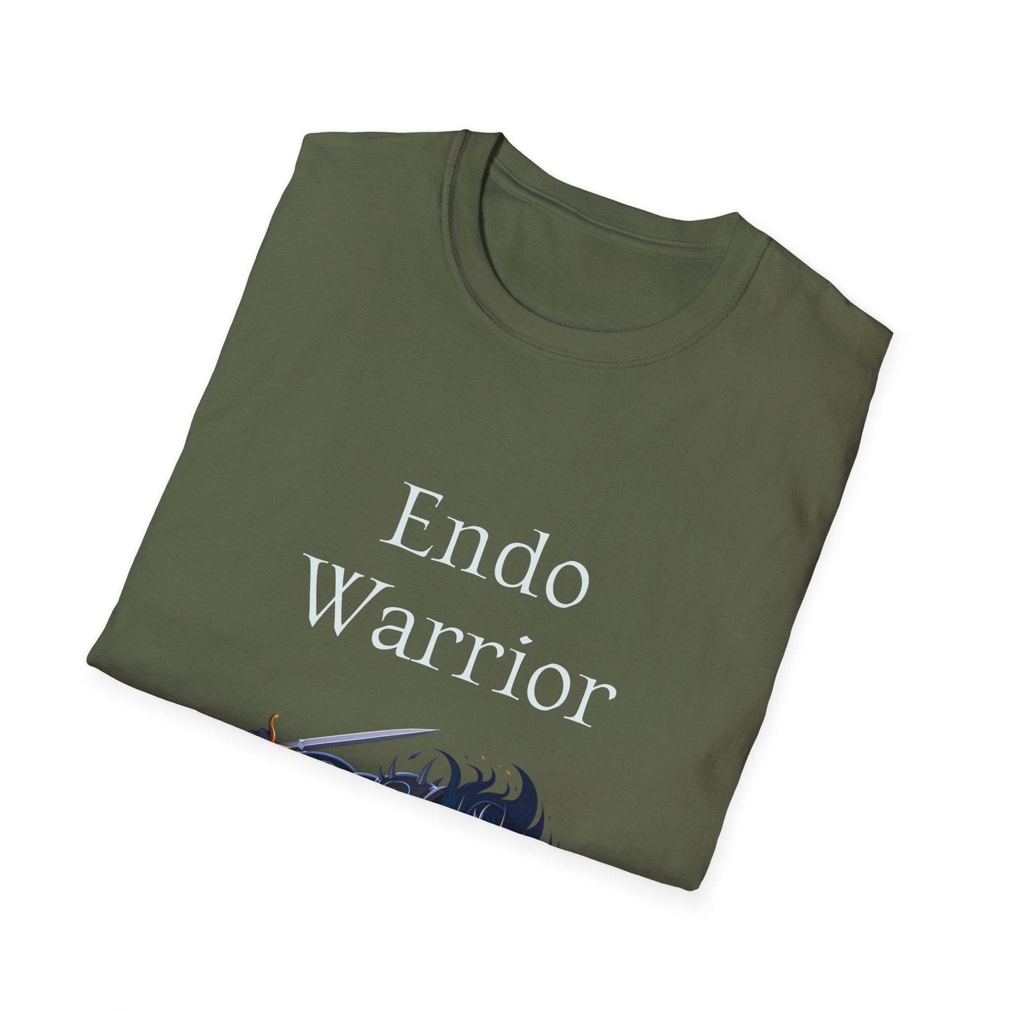 Endometriosis Warrior Unisex Softstyle T-Shirt - Empower Your Battle - The Dreamer's Bookshop.