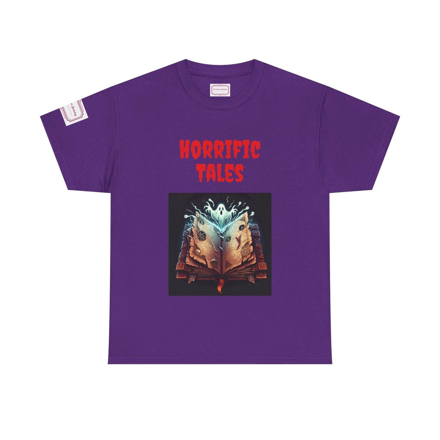 Horrific Tales - Unisex Heavy Cotton Tee - Perfect for Book Lovers - The Dreamer's Bookshop.