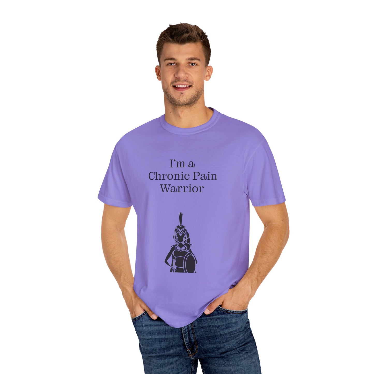 Chronic Pain Warrior Unisex Garment-Dyed T-Shirt - Empowering Supportive Apparel