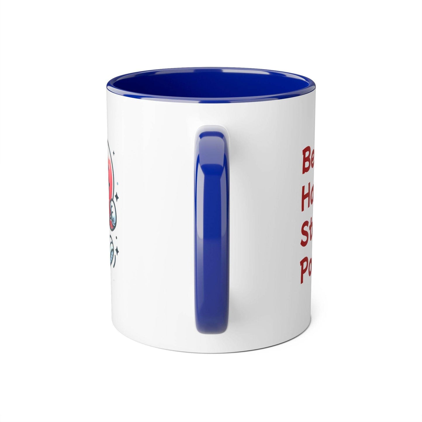 Be Happy Stay Positive Accent Mug - 11oz Coffee Cup for Daily Inspiration - The Dreamer's Bookshop.