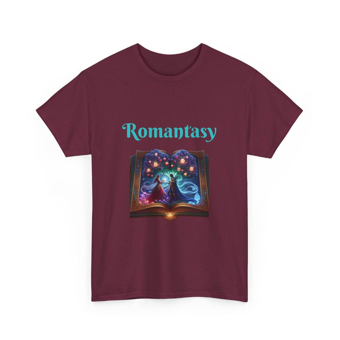 Fantasy - Graphic Tee - Unisex Heavy Cotton T-Shirt Romantasy Books - The Dreamer's Bookshop.