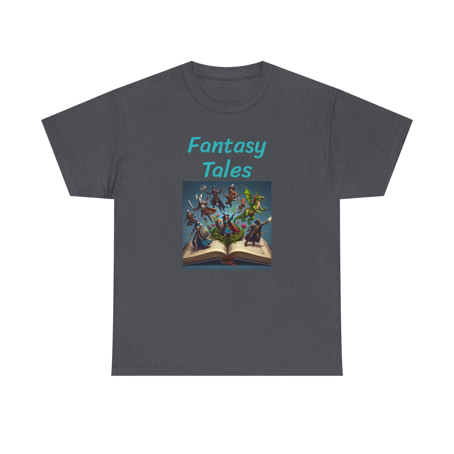 Magic - Graphic Tee - Unisex Heavy Cotton T-Shirt - Fantasy Tales - The Dreamer's Bookshop.