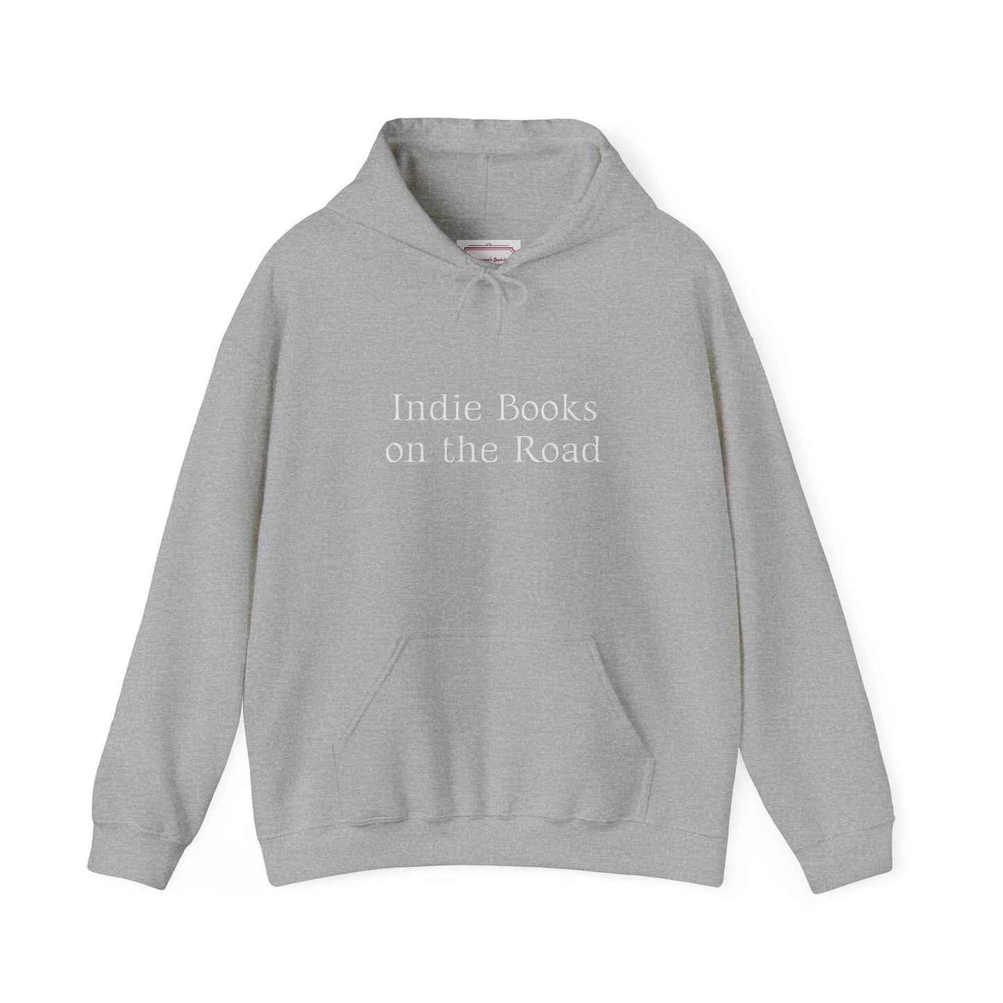 Indie Books on the Road Hooded Sweatshirt - Perfect for Book Lovers - The Dreamer's Bookshop.