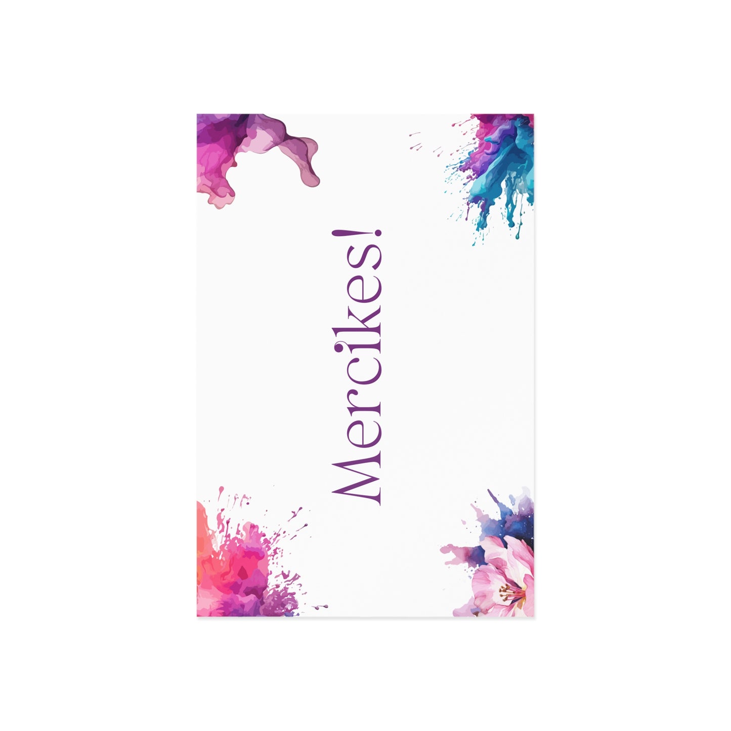 The Dreamer's Bookshop "Mercikes" Exclamation Card