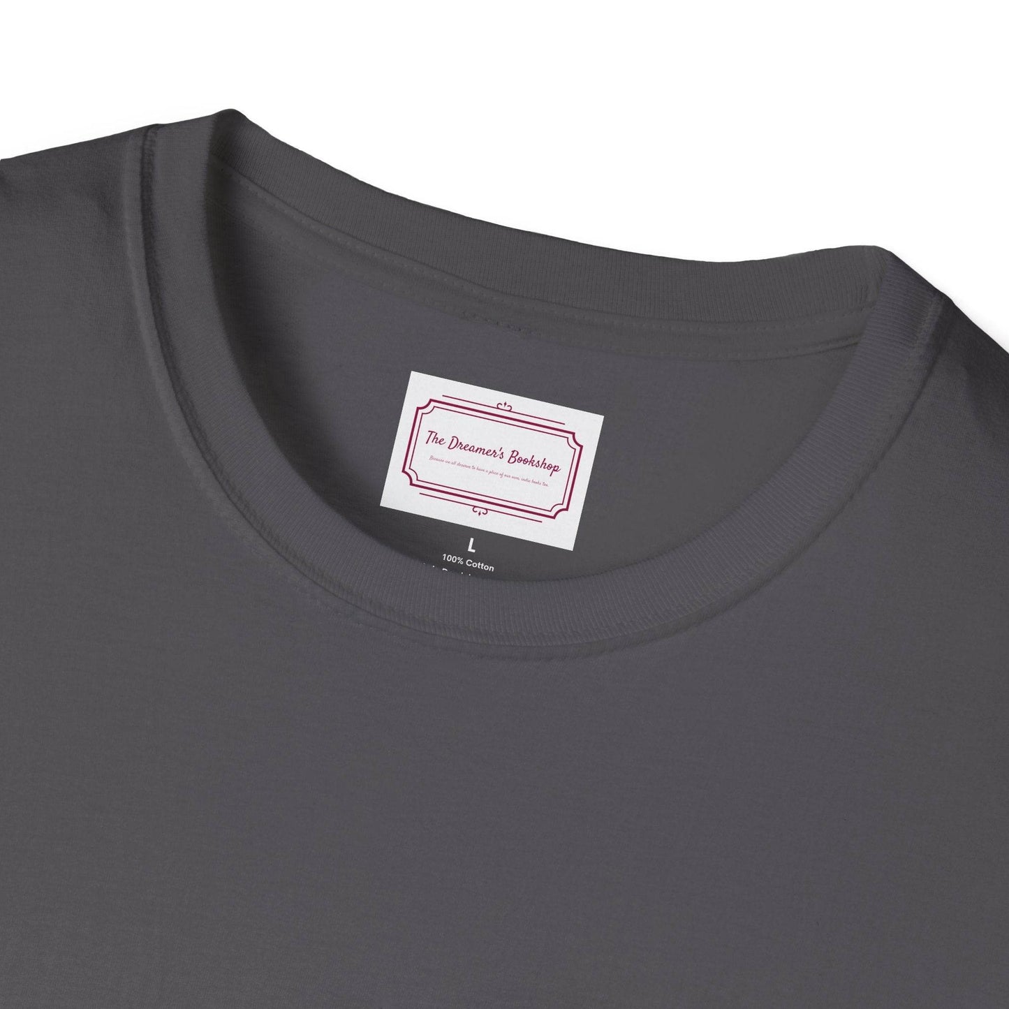 Inspirational Unisex Softstyle T-Shirt - Books are my cure - The Dreamer's Bookshop.