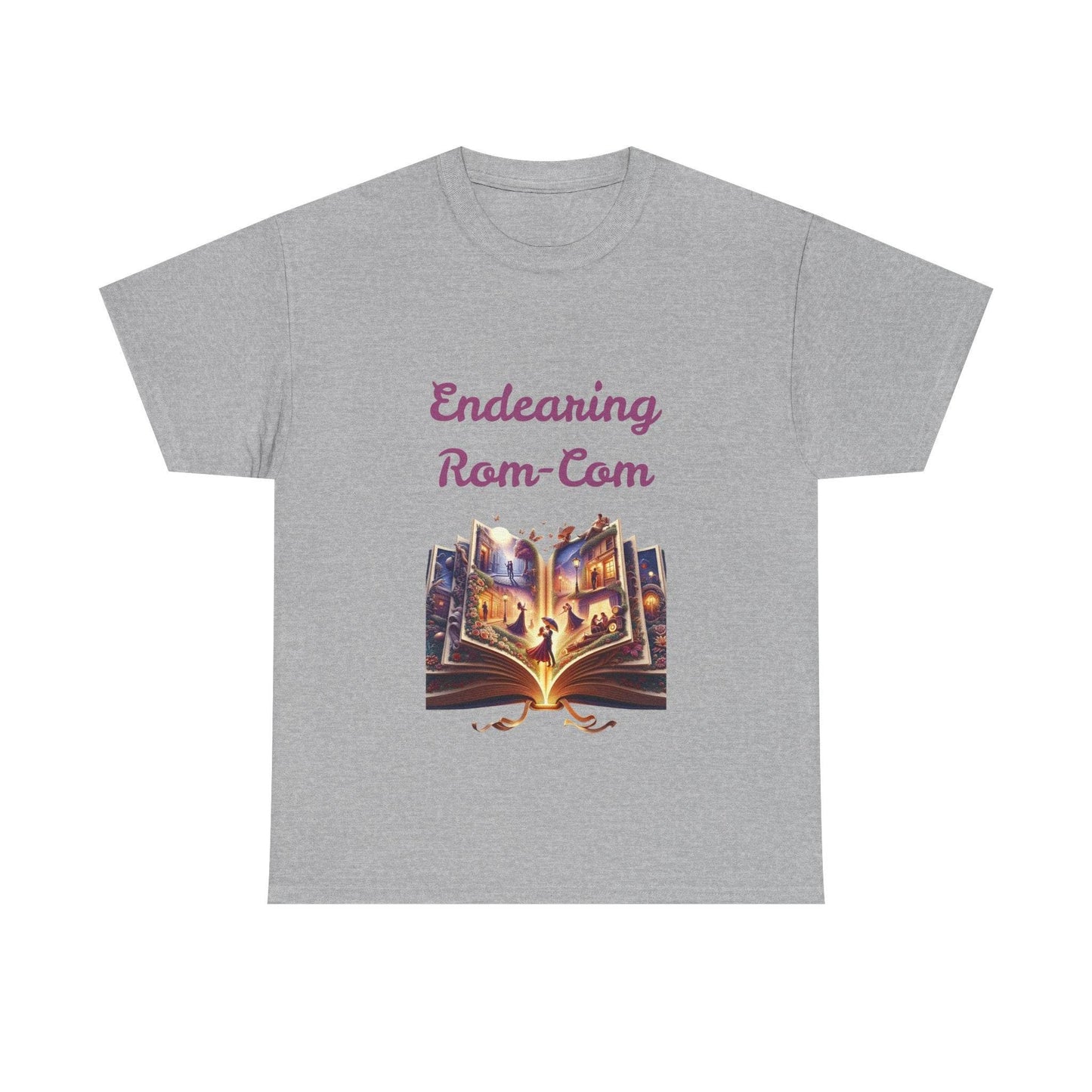 Endearing - Unisex Heavy Cotton Tee - Rom-Com Books - The Dreamer's Bookshop.