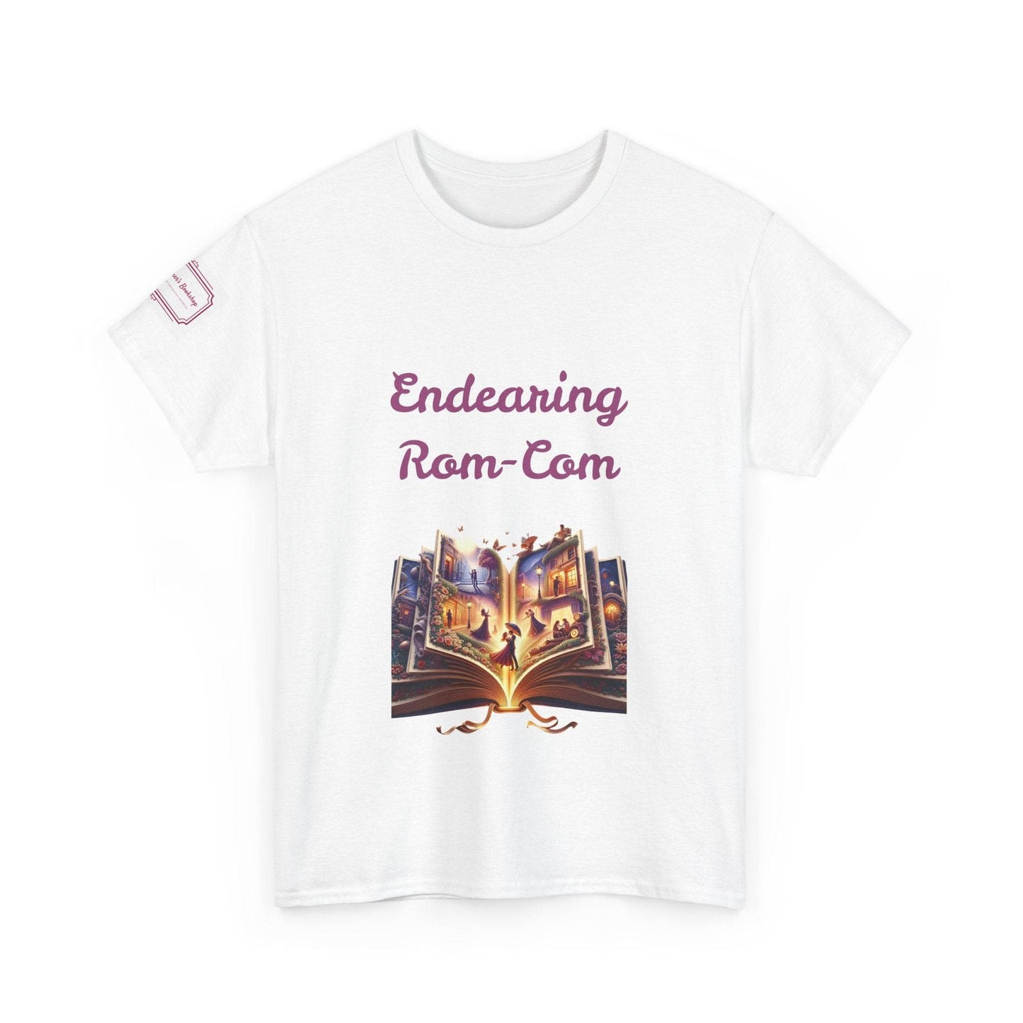 Endearing - Unisex Heavy Cotton Tee - Rom-Com Books - The Dreamer's Bookshop.