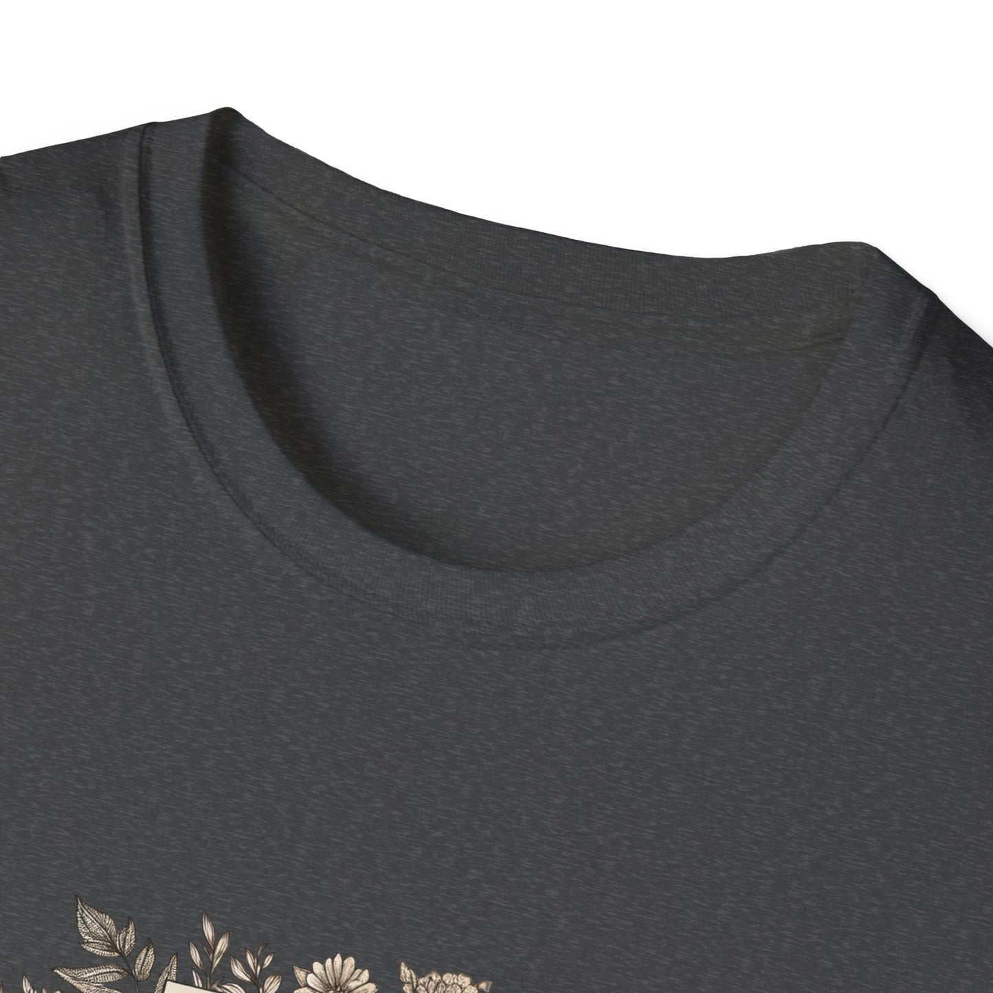Unisex T-Shirt - Vintage Writing "Story Begins" for Book Lovers - The Dreamer's Bookshop.