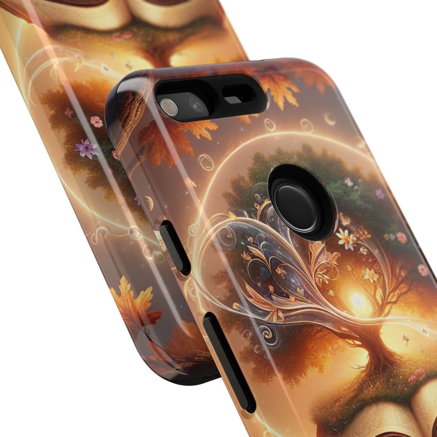 Google & Samsung - Artistic Phone Case with BookishTree Design - Tough Cases - The Dreamer's Bookshop.
