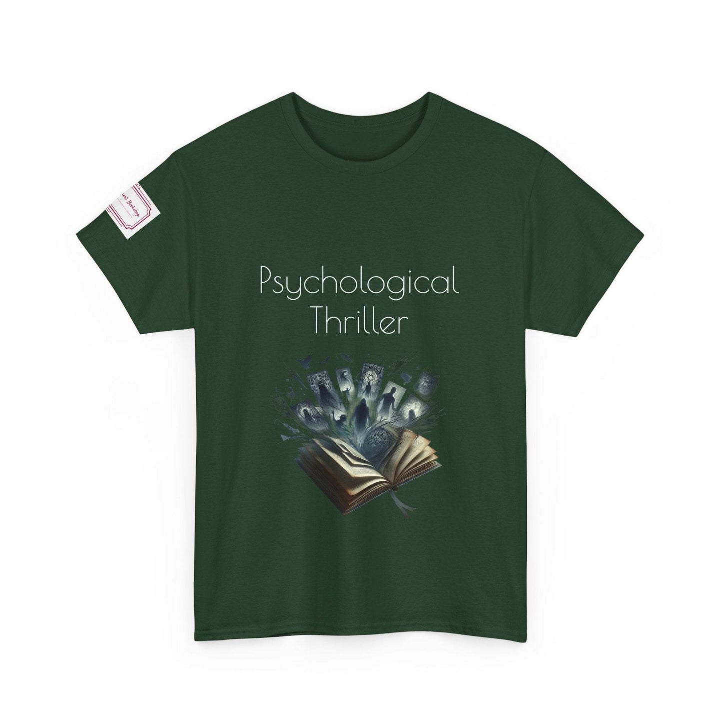 Fiction - Graphic Unisex Heavy Cotton Tee - Psychological Thriller - The Dreamer's Bookshop.