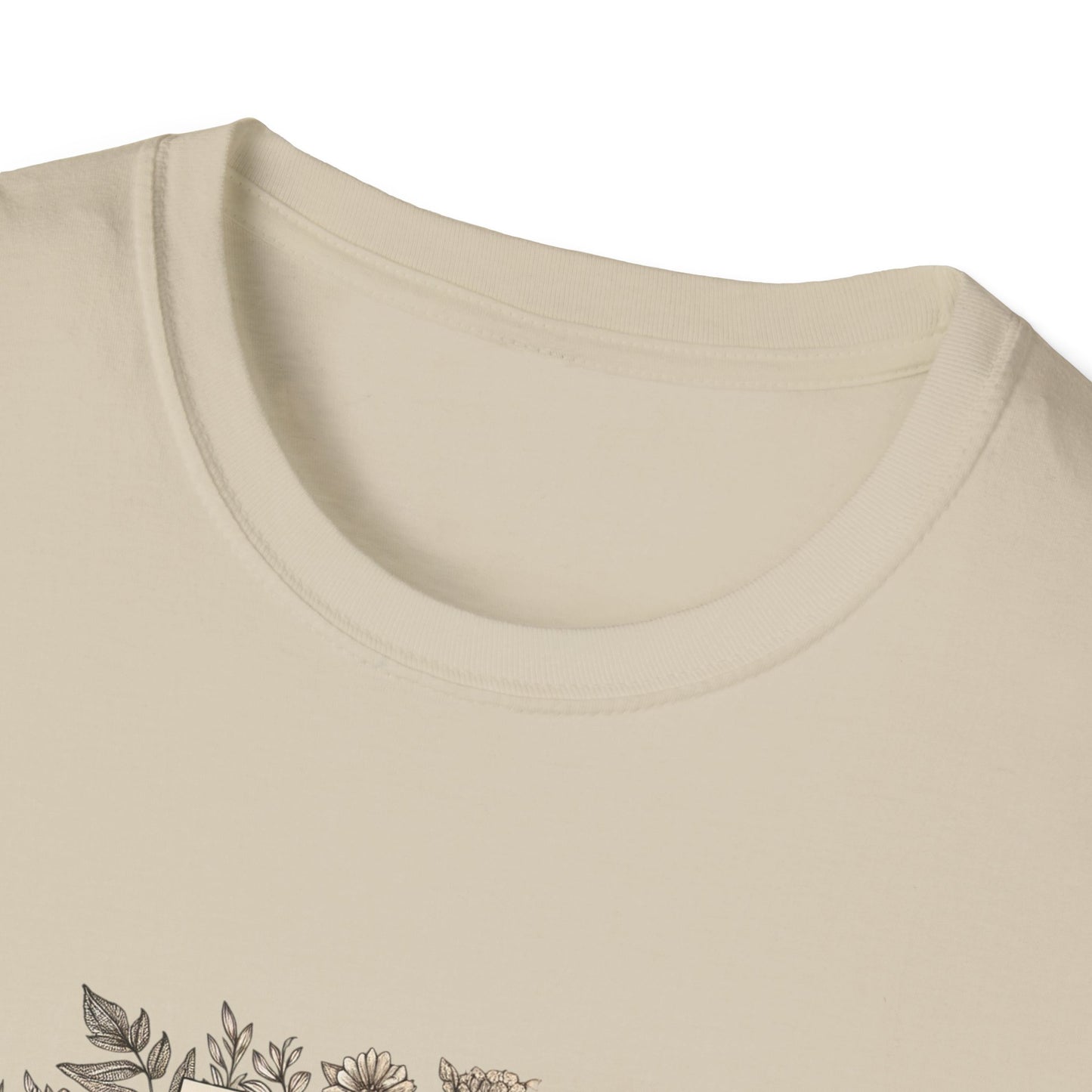 Unisex T-Shirt - Vintage Writing "Story Begins" for Book Lovers - The Dreamer's Bookshop.