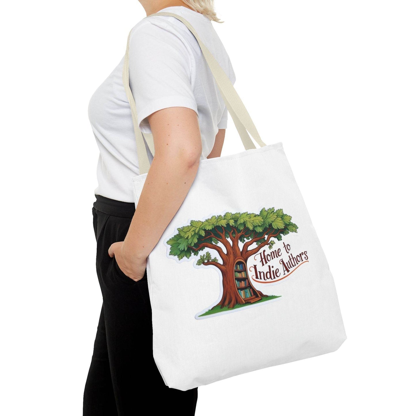 Literary Tote Bag - Home to Indie Authors & The Dreamer's Bookshop Designs - The Dreamer's Bookshop.