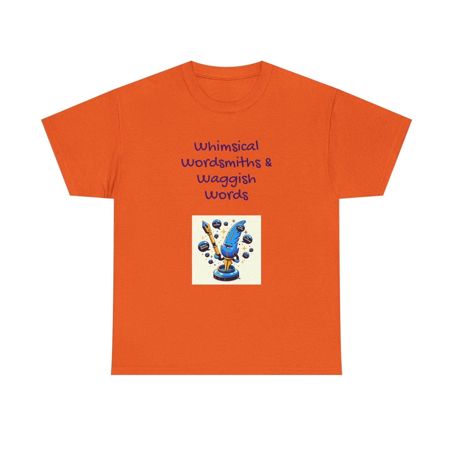 Whimsical Words Unisex Cotton Tee - Fun Graphic T-Shirt for Word Lovers - The Dreamer's Bookshop.