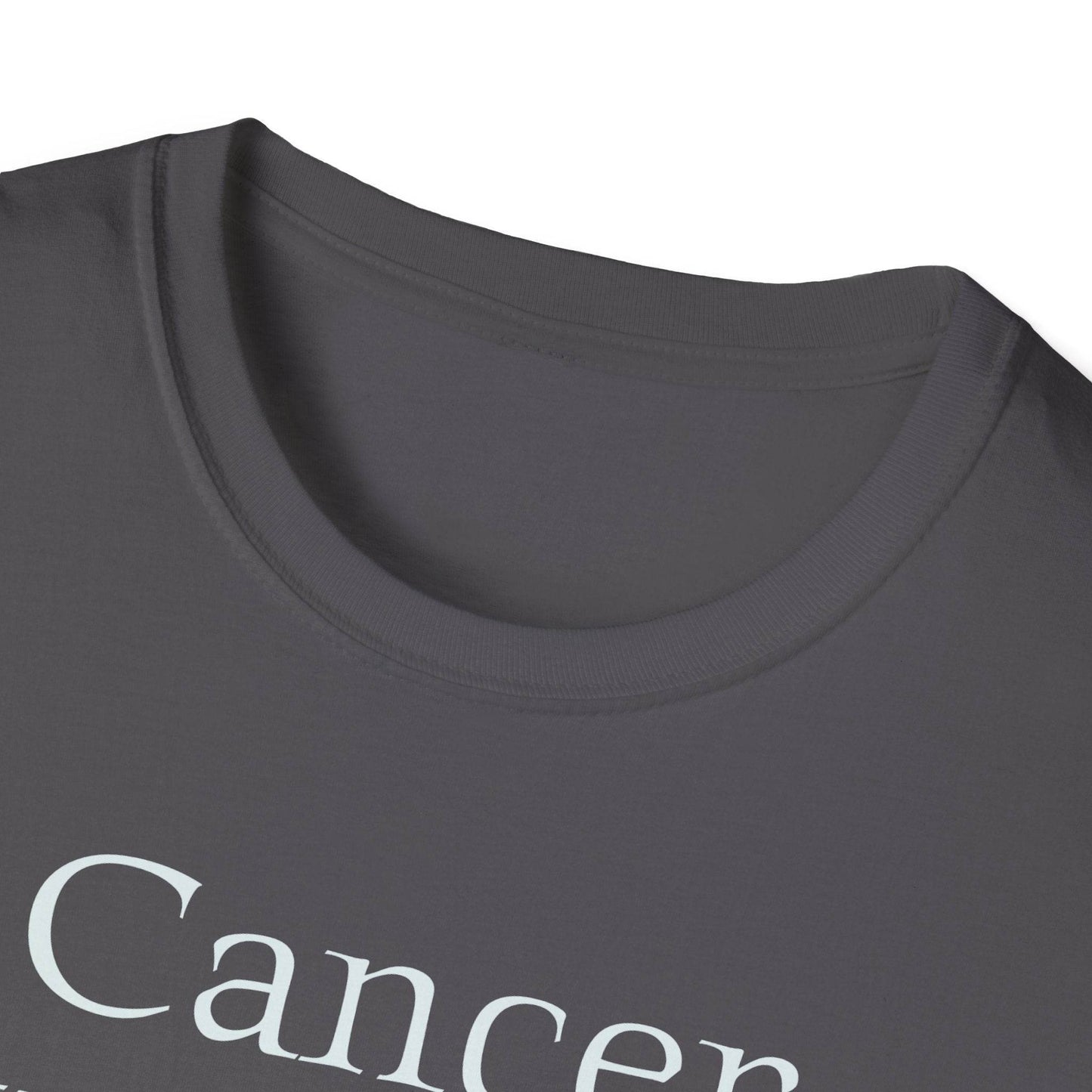 Cancer Warrior Unisex Softstyle T-Shirt - Empowering Graphic Tee for Women's Health Awarenes - The Dreamer's Bookshop.