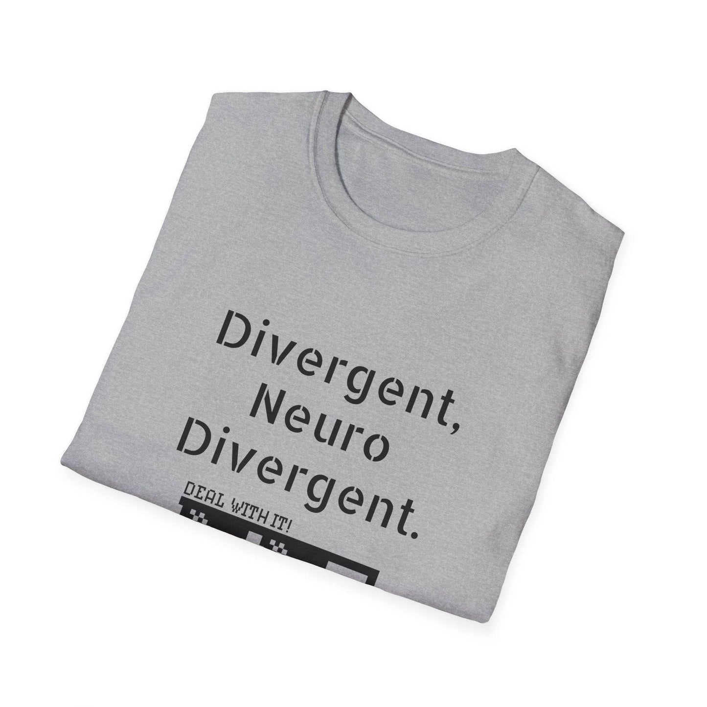 Neuro Divergent Unisex Softstyle T-Shirt – Celebrate Uniqueness! - The Dreamer's Bookshop.