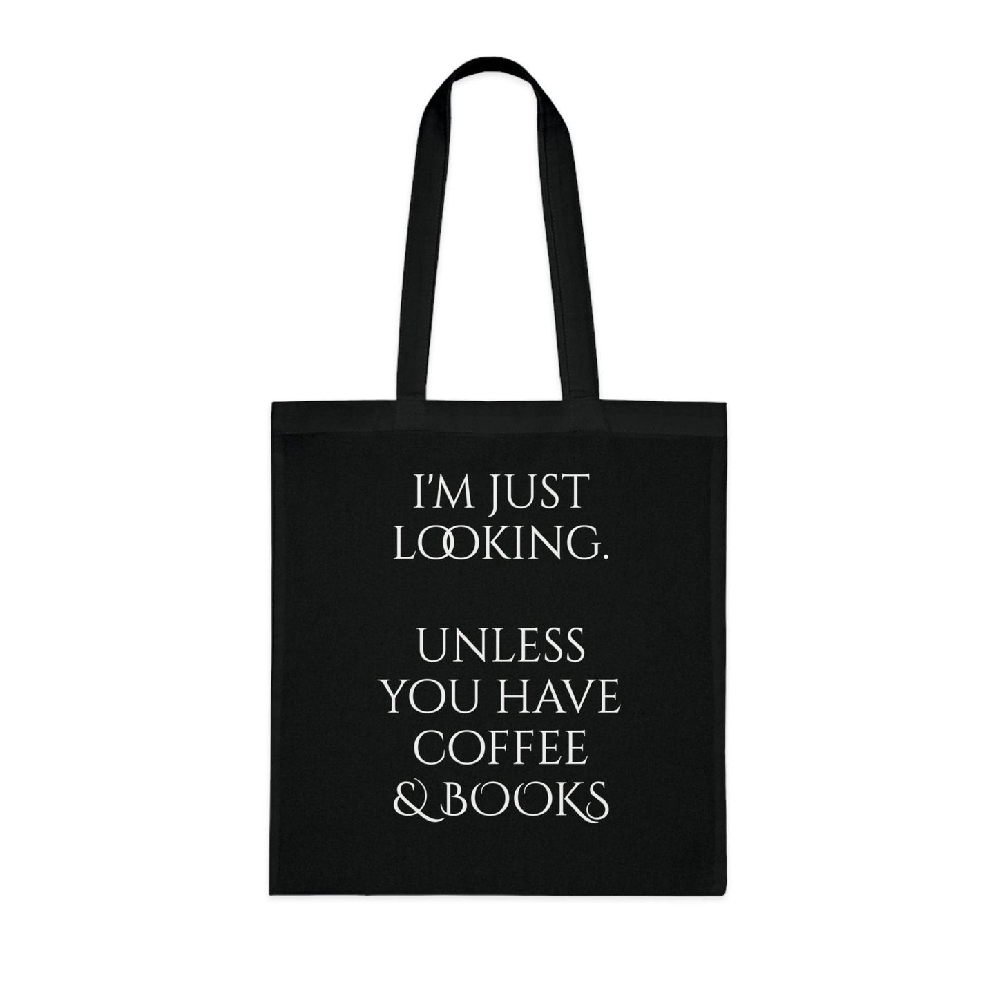 Coffee & Books Cotton Tote - Perfect for Book Lovers - The Dreamer's Bookshop.