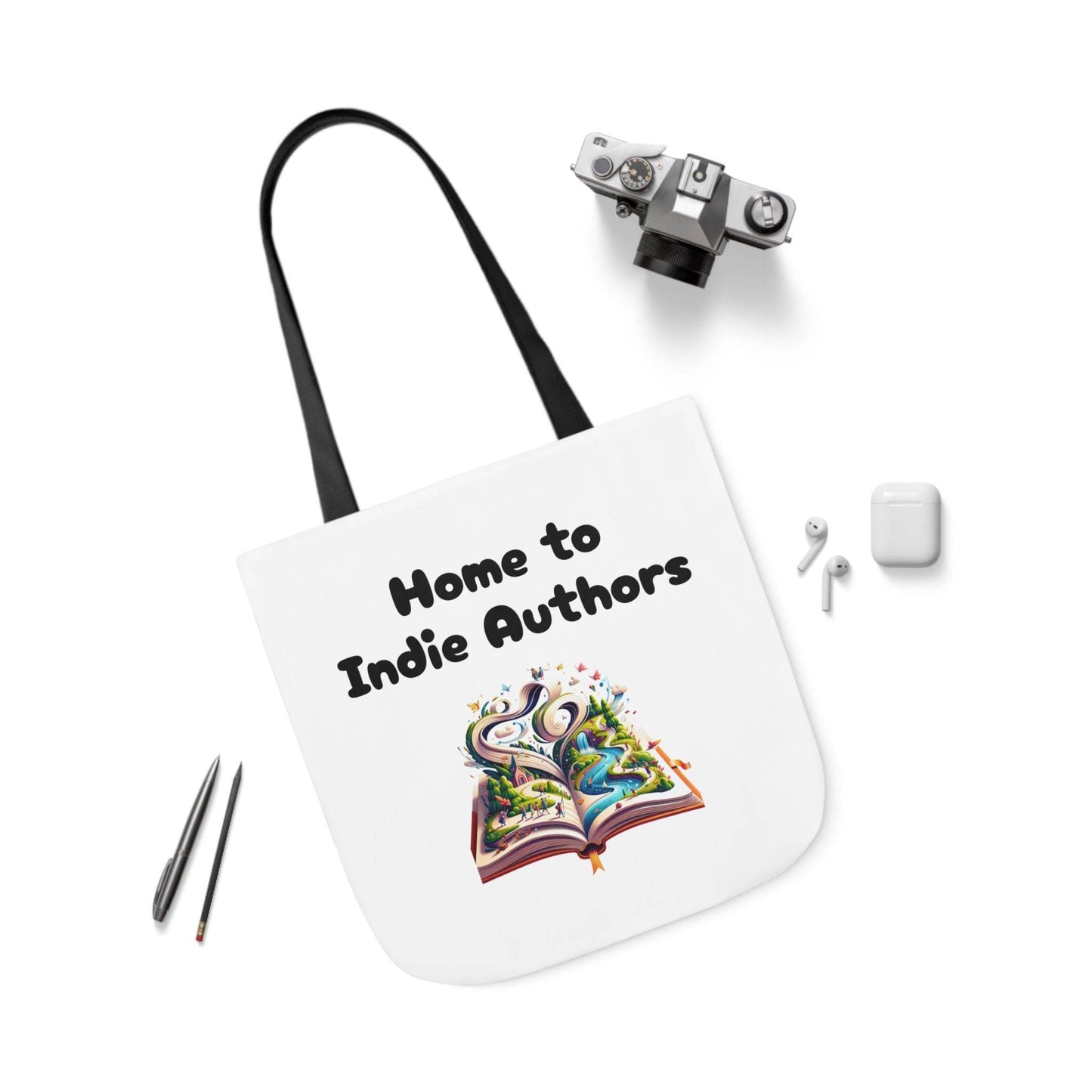 Home to Indie Authors Tote Bag - Perfect Gift for Book Lovers - The Dreamer's Bookshop.