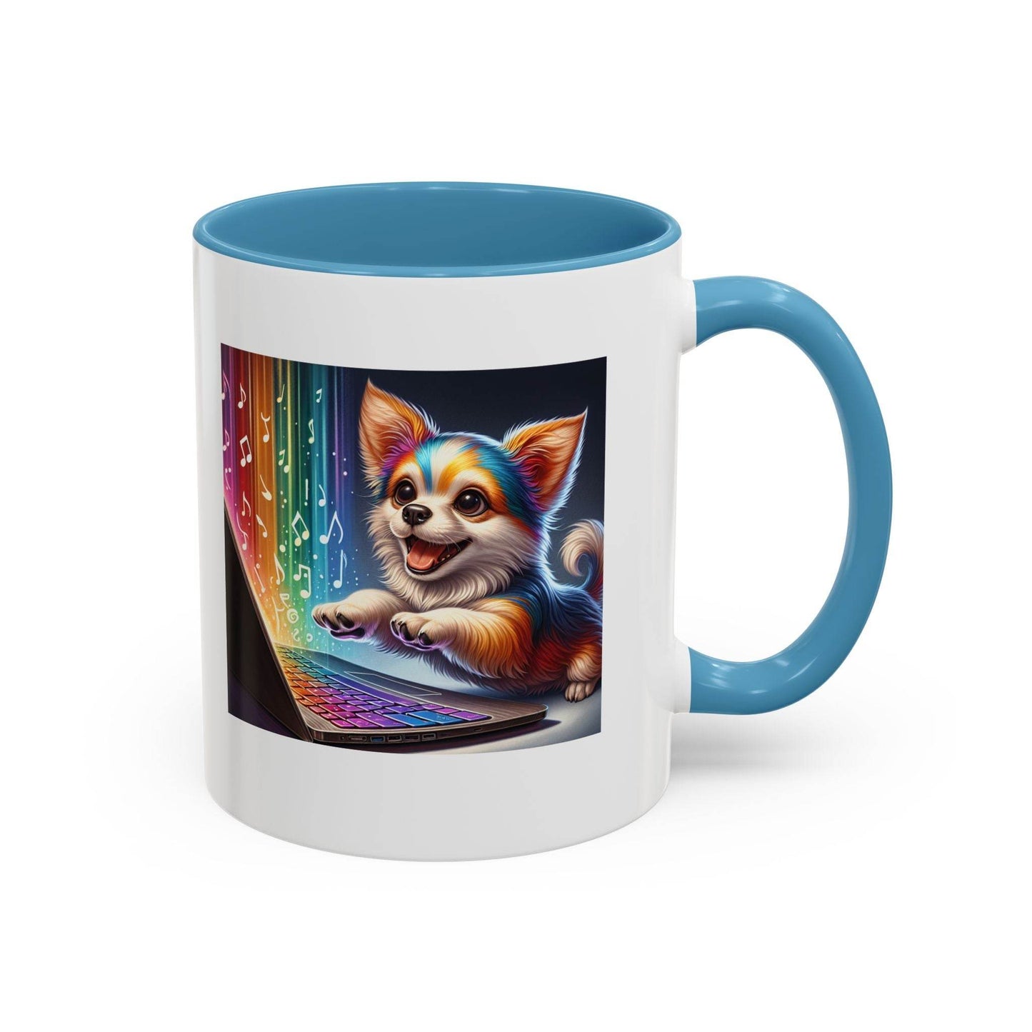 Playful Dog Writer Coffee Mug - Cute Gift for Book Lovers - The Dreamer's Bookshop.