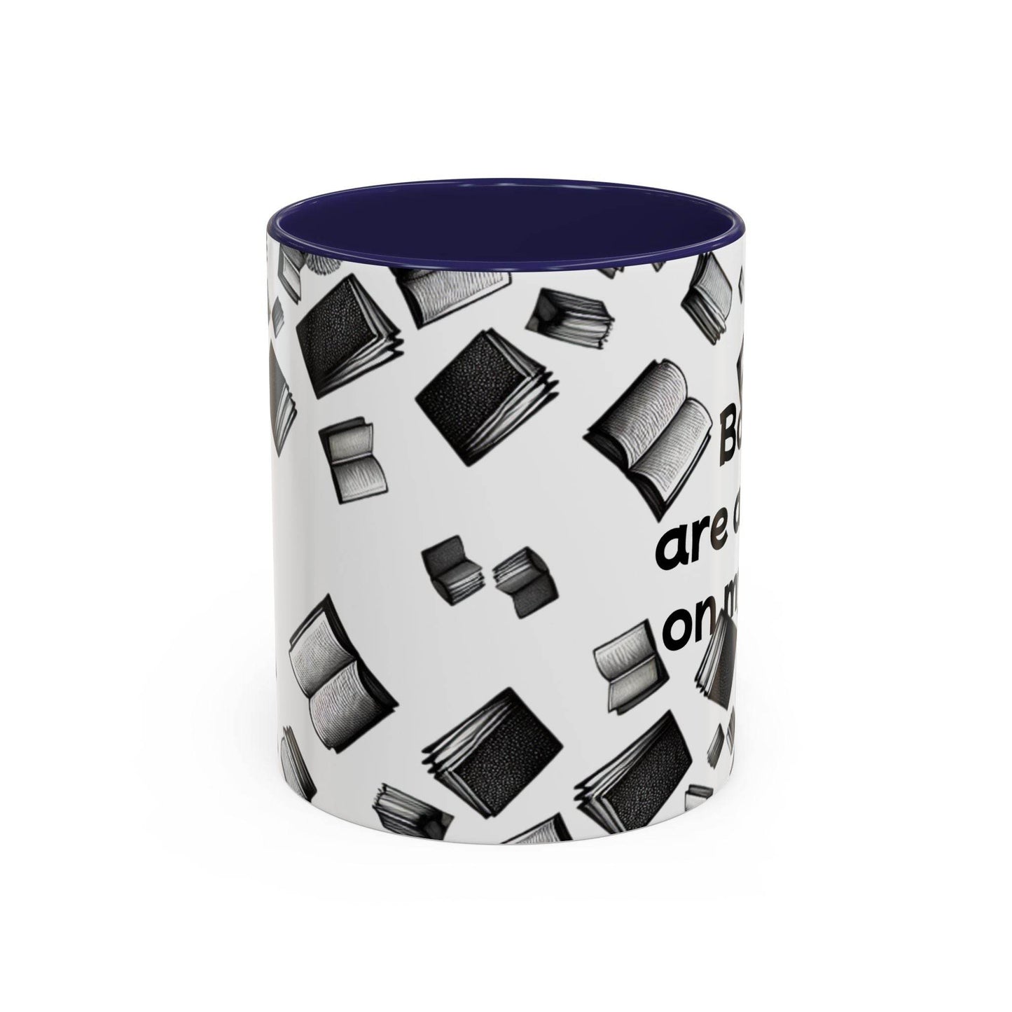 Books on My Mind Accent Coffee Mug - Perfect for Book Lovers - The Dreamer's Bookshop.