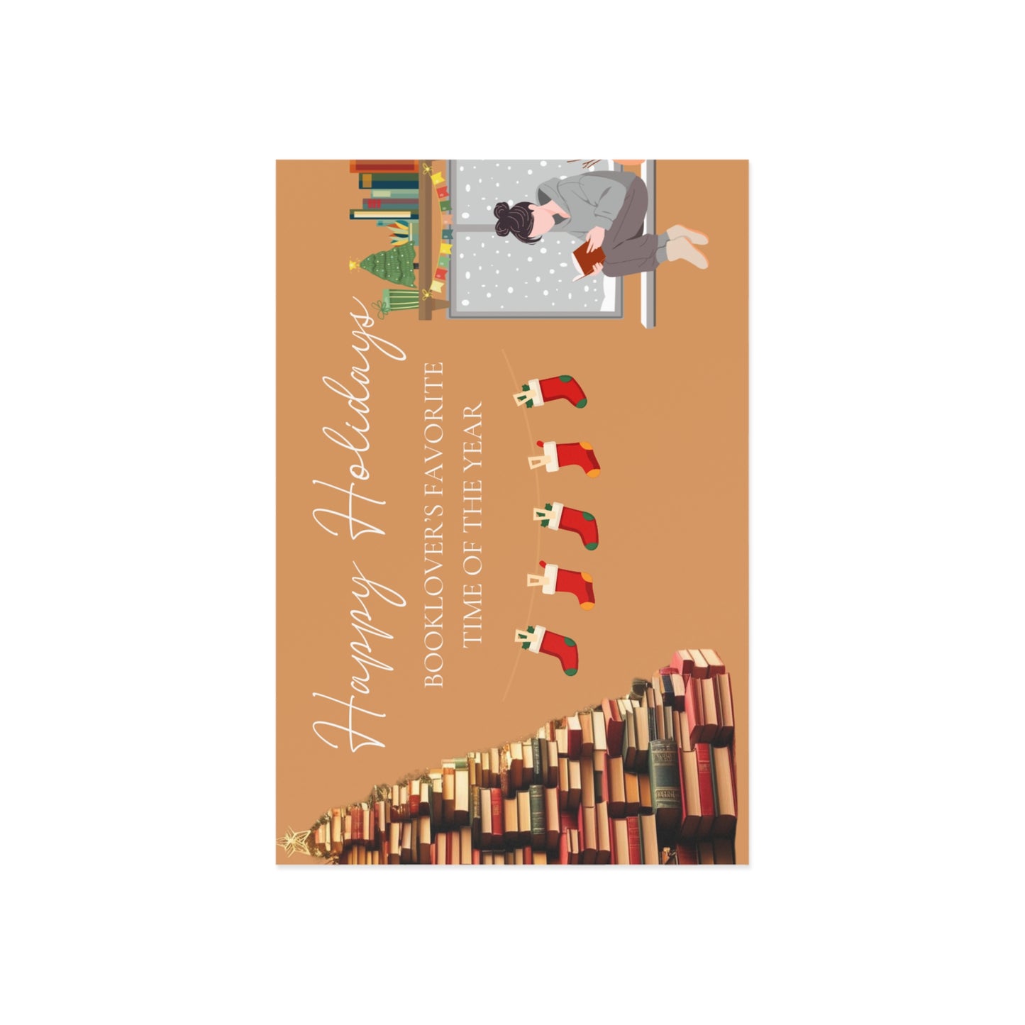 The Dreamer's Bookshop "Booklovers XMas" Cute Christmas Cards