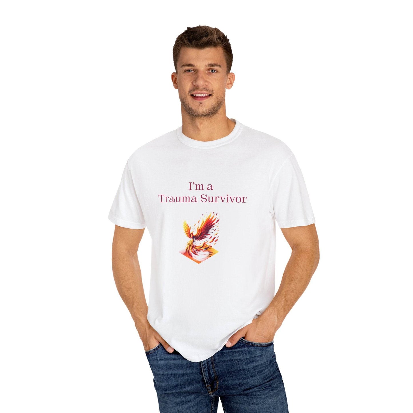 Trauma Survivor Unisex T-Shirt - Empowering Tee for Healthcare Awareness - The Dreamer's Bookshop.