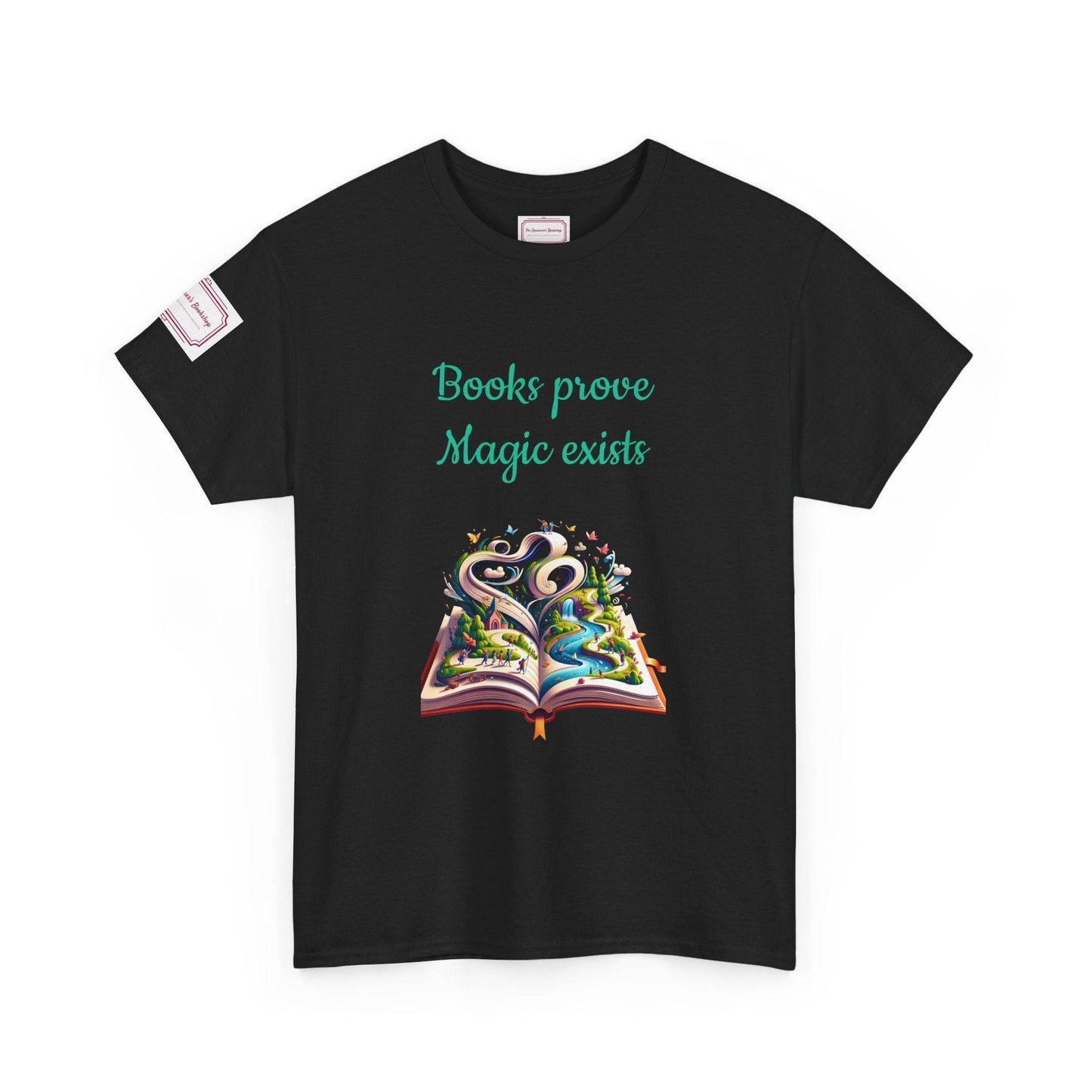 Magic exists - Unisex Heavy Cotton Tee - Perfect for Book Lovers - The Dreamer's Bookshop.