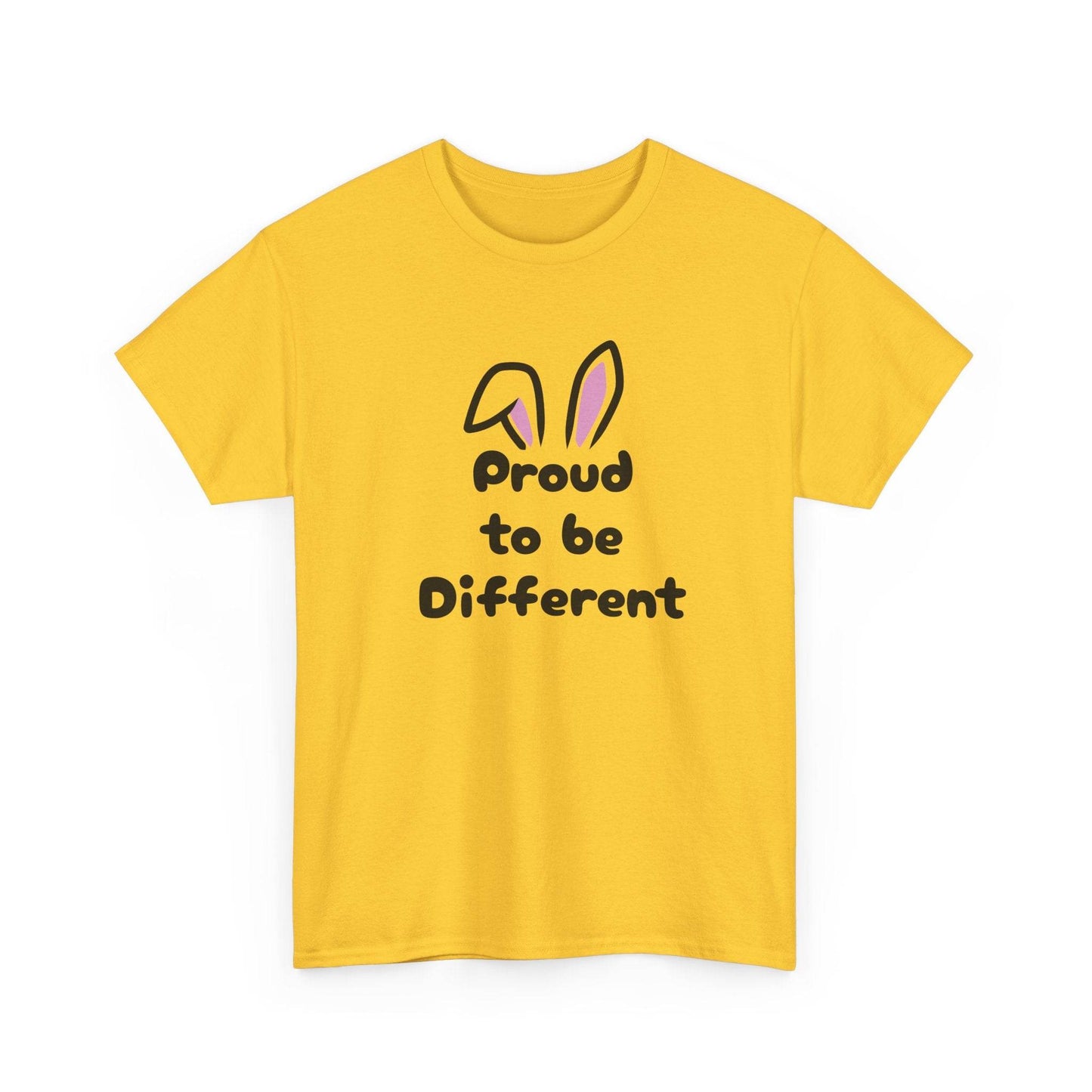 Proud to be Different Unisex Heavy Cotton Tee - Celebrate Individuality & Self-Expression - The Dreamer's Bookshop.