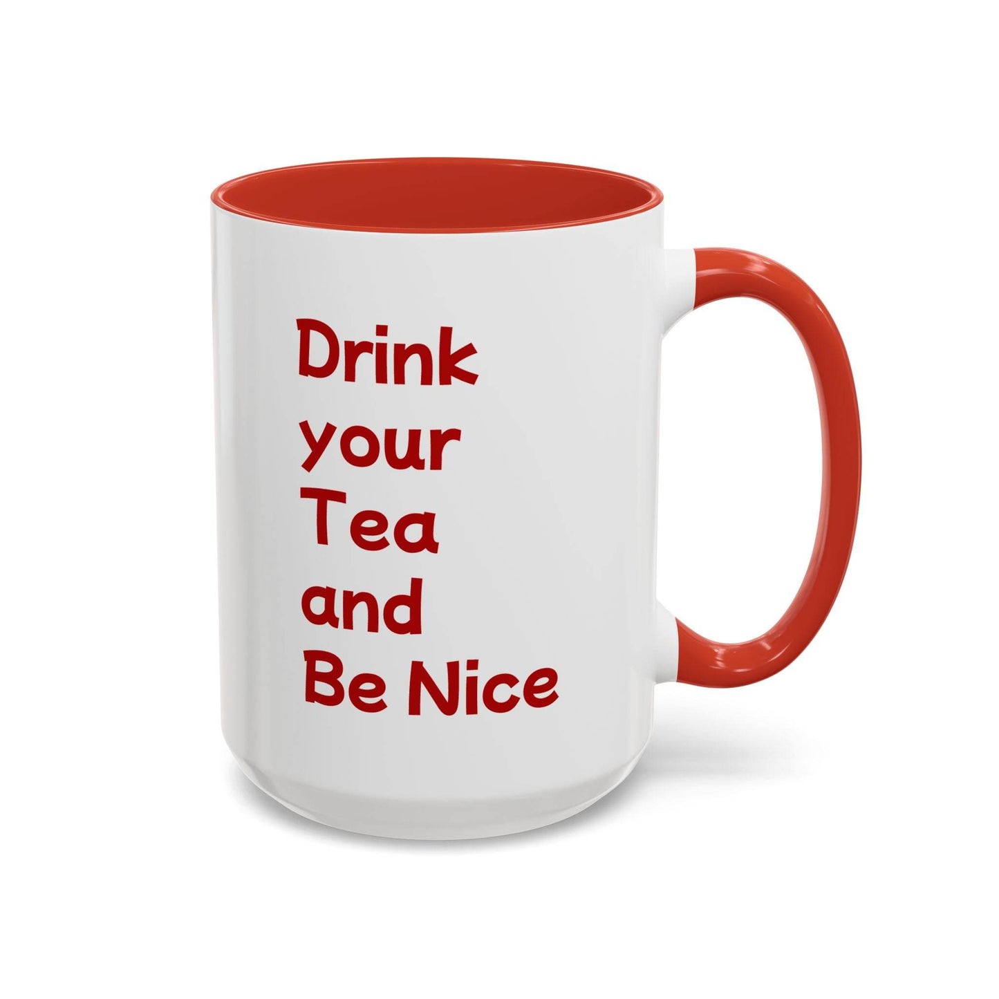 Cute Cat Love Tea Mug - 11 & 15oz Drink and be Nice - The Dreamer's Bookshop.