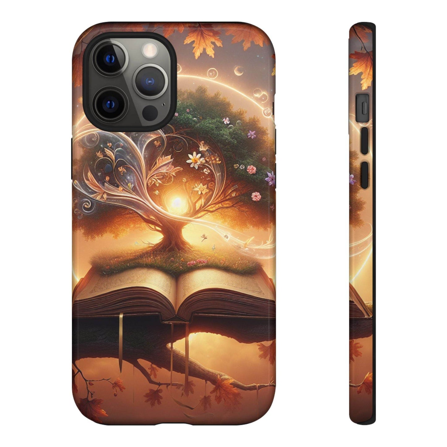 Nature-Inspired iPhone & Samsung Phone Case with Tree of Life Design - The Dreamer's Bookshop.