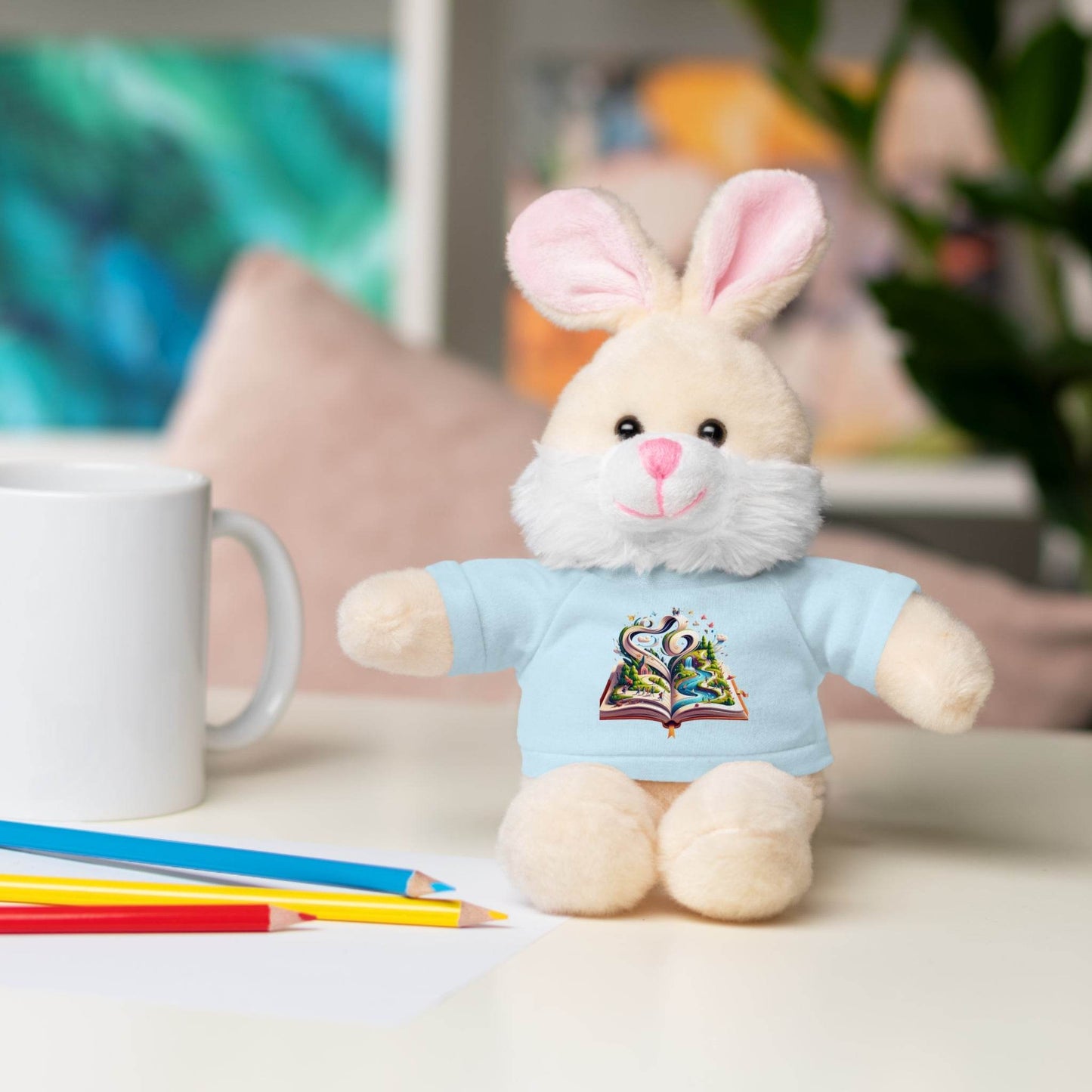 Personalized Stuffed Animal with Tee - Perfect Gift for Kids and Baby Showers - The Dreamer's Bookshop.