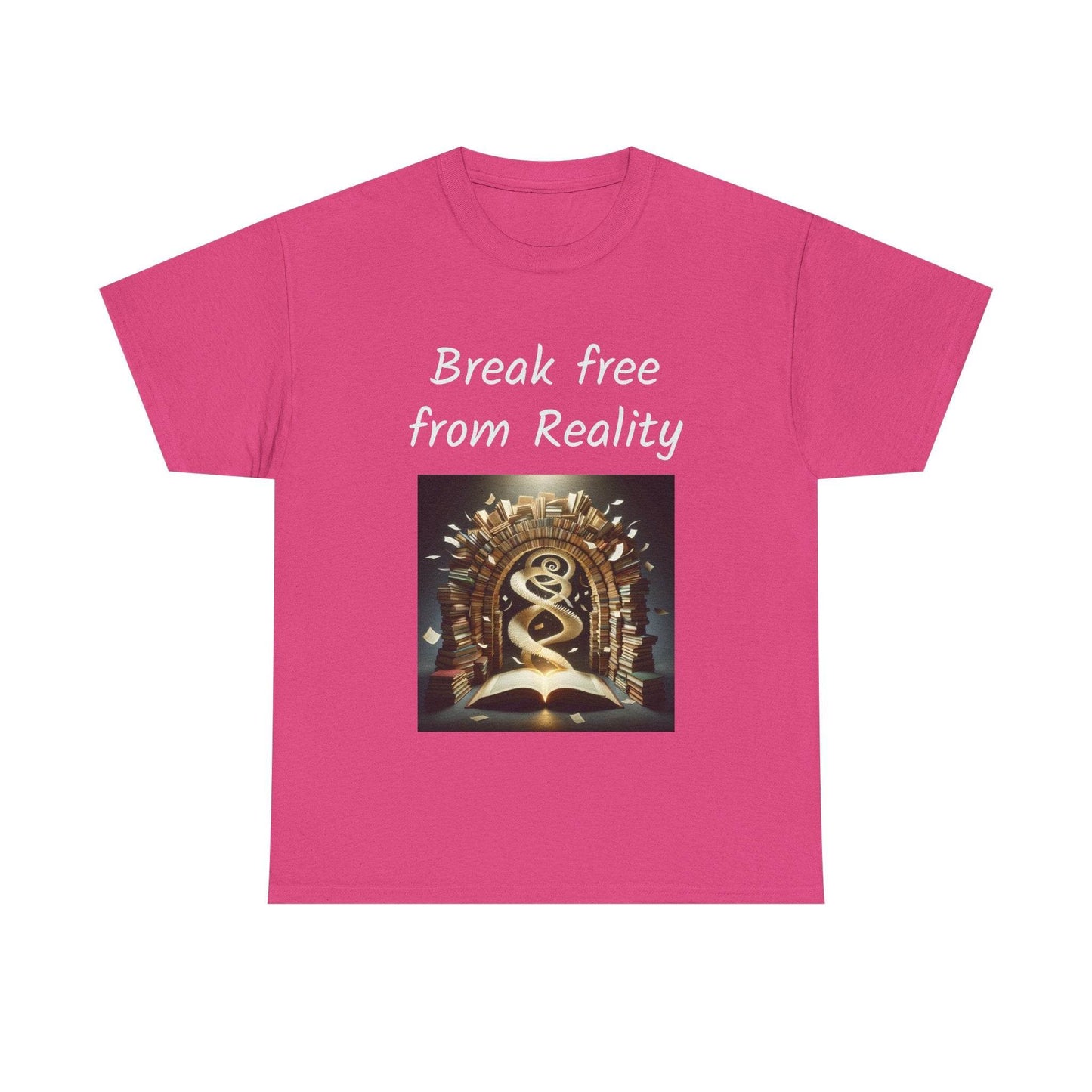Break Free - Unisex Heavy Cotton Tee - Book Lovers - The Dreamer's Bookshop.