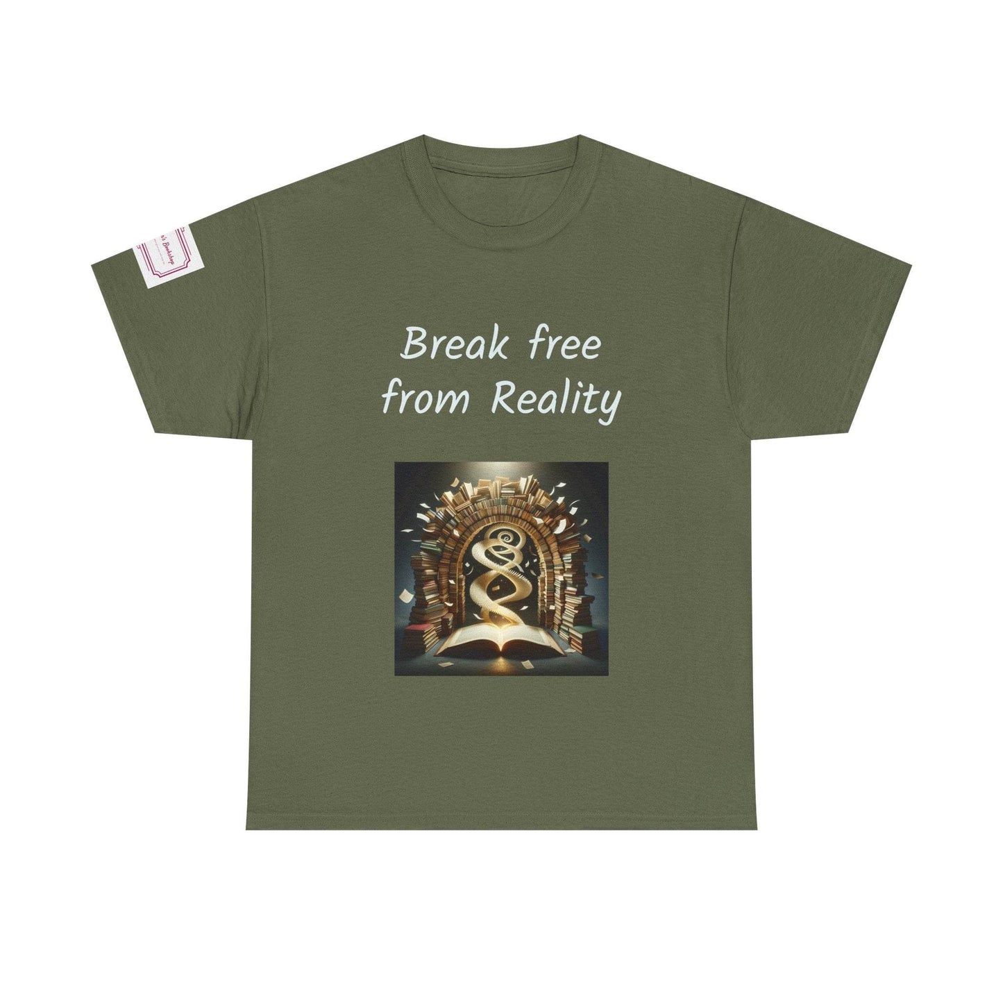 Break Free - Unisex Heavy Cotton Tee - Book Lovers - The Dreamer's Bookshop.