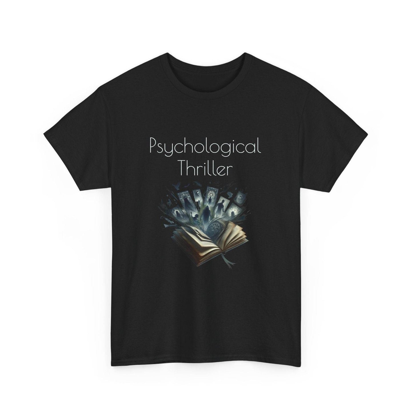 Fiction - Graphic Tee - Unisex Heavy Cotton T-Shirt Psychological Thriller - The Dreamer's Bookshop.