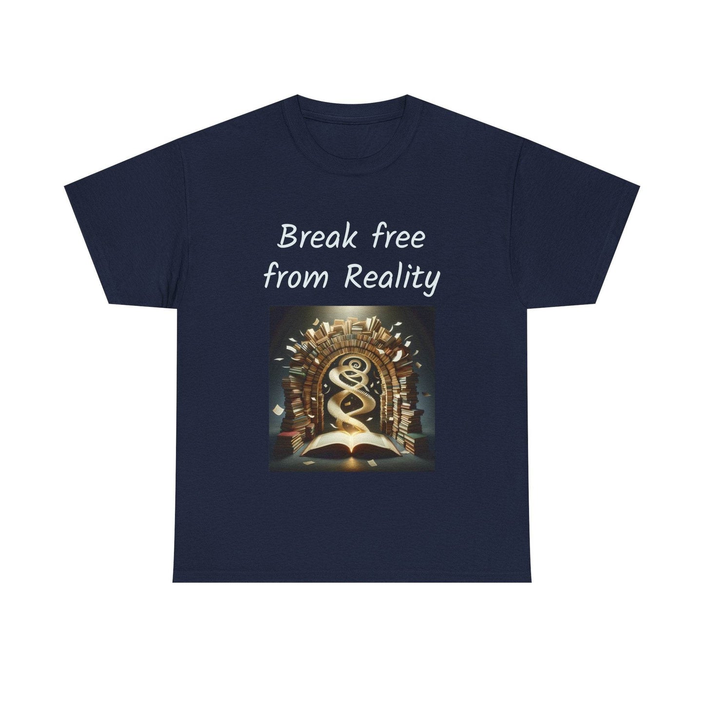 Break Free - Unisex Heavy Cotton Tee - Book Lovers - The Dreamer's Bookshop.