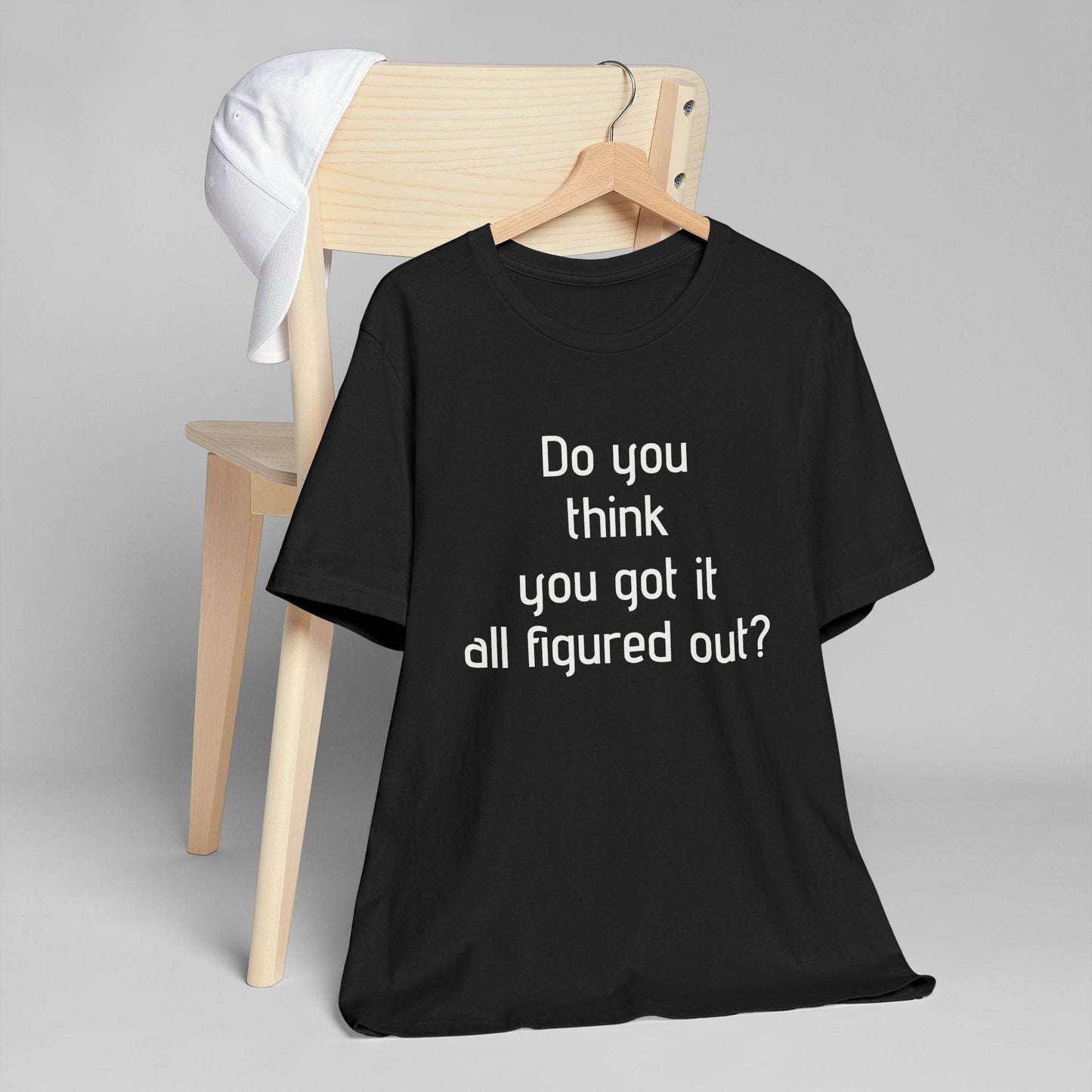 Inspirational Unisex Jersey T-Shirt - Think Again Vibe - The Dreamer's Bookshop.