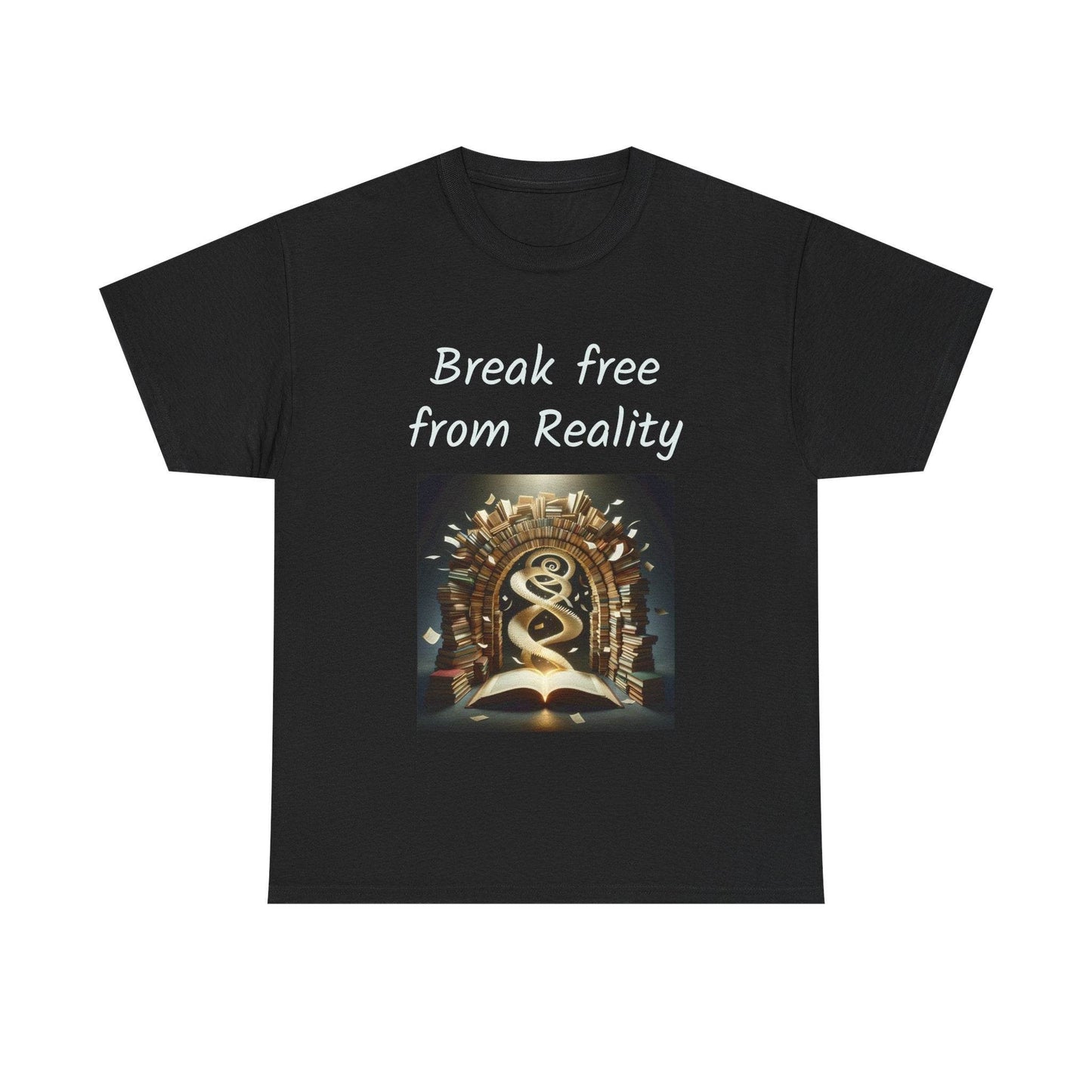 Break Free - Unisex Heavy Cotton Tee - Book Lovers - The Dreamer's Bookshop.