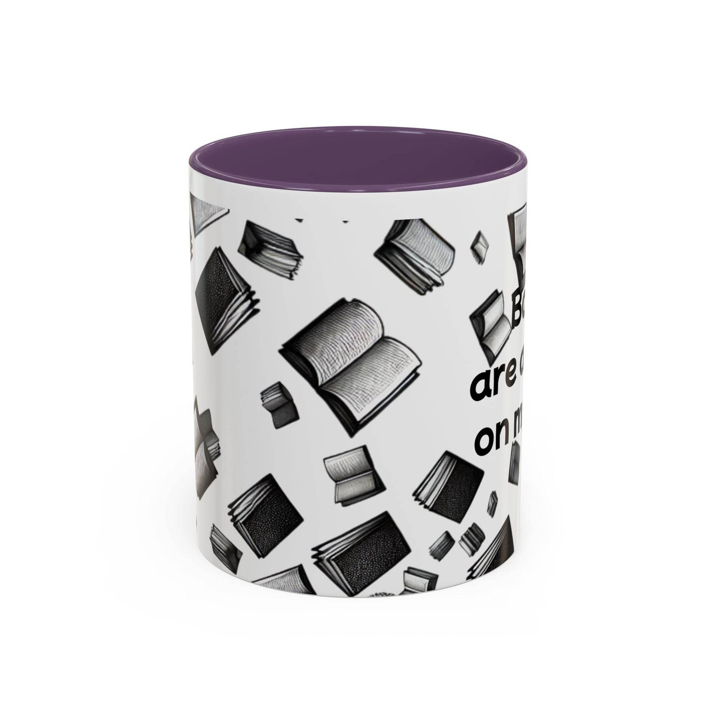 Books on My Mind Accent Coffee Mug - Perfect for Readers - The Dreamer's Bookshop.