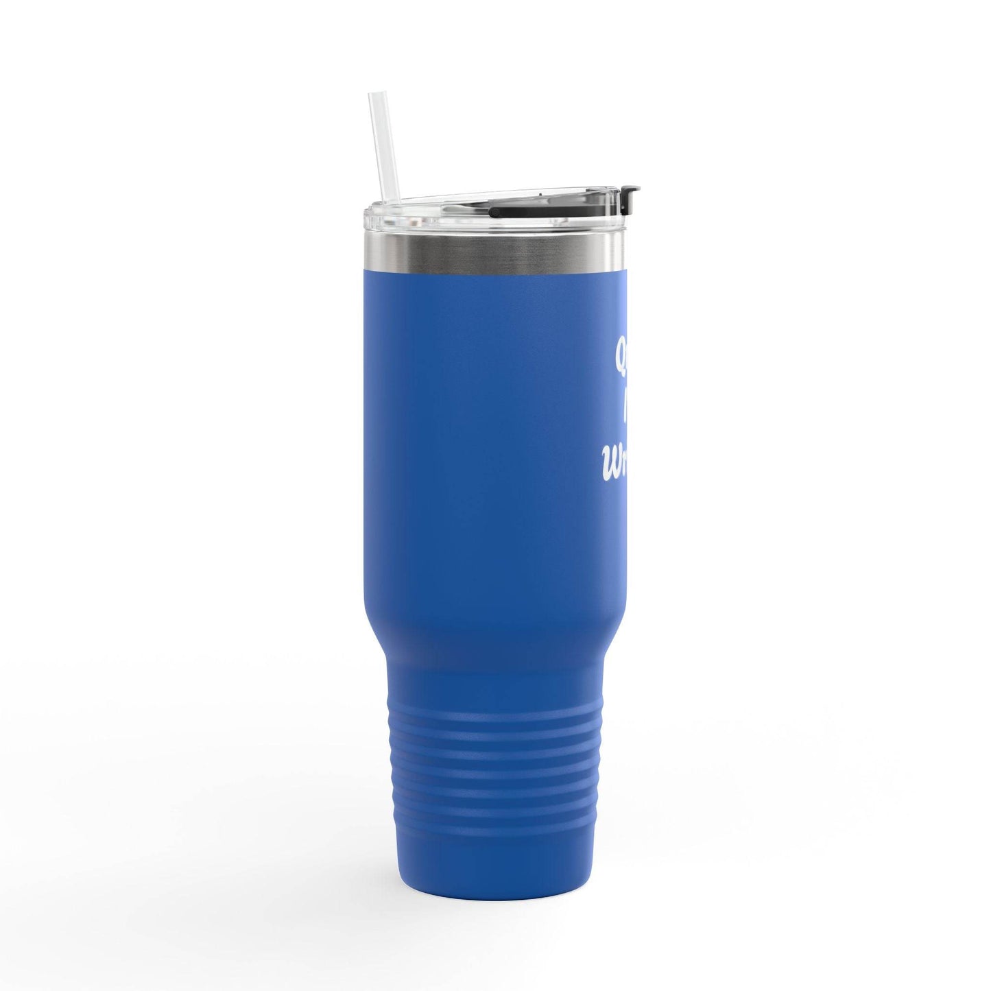 Quiet I'm Writing Insulated Travel Mug - 40oz Red Coffee Cup - The Dreamer's Bookshop.