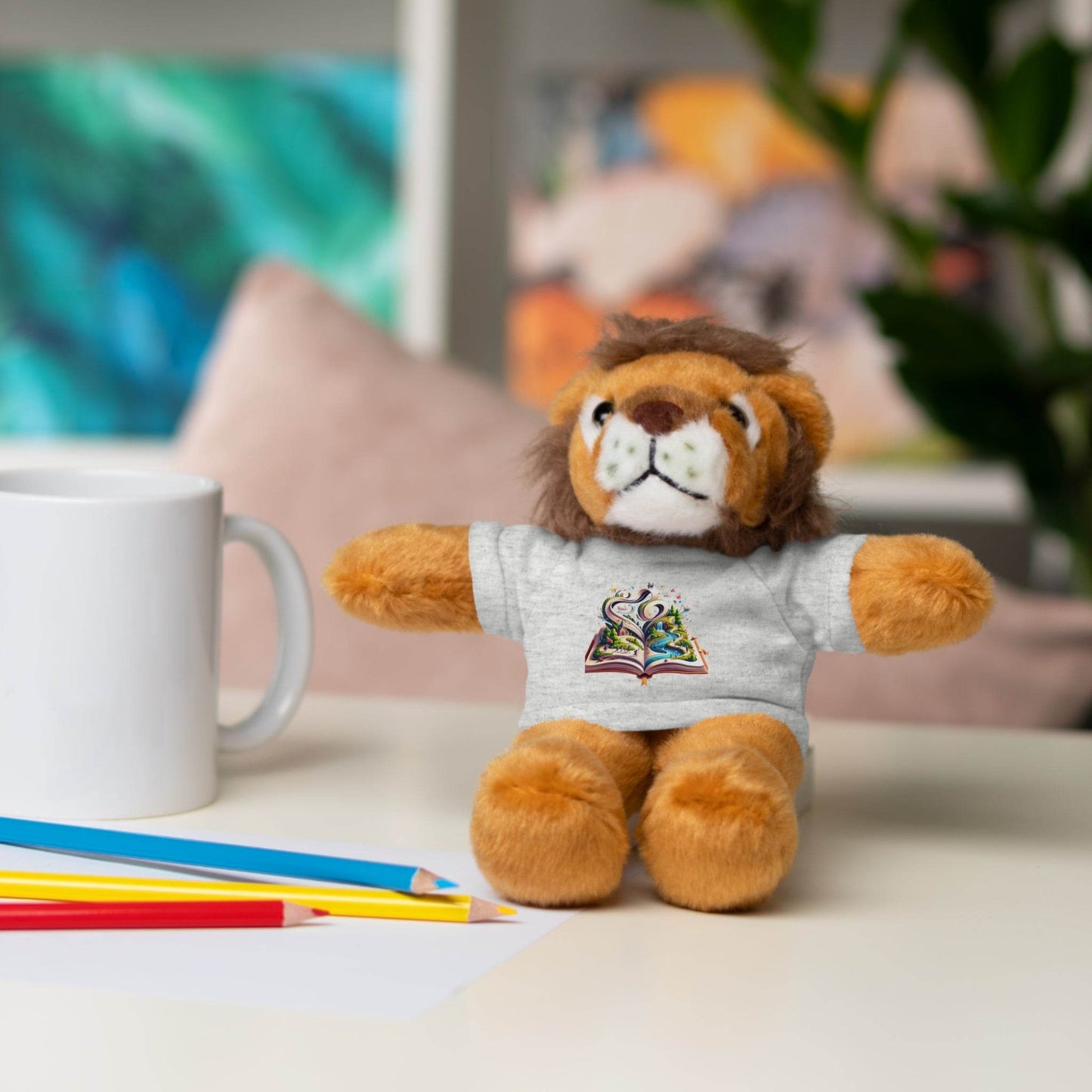 Personalized Stuffed Animal with Tee - Perfect Gift for Kids and Baby Showers - The Dreamer's Bookshop.